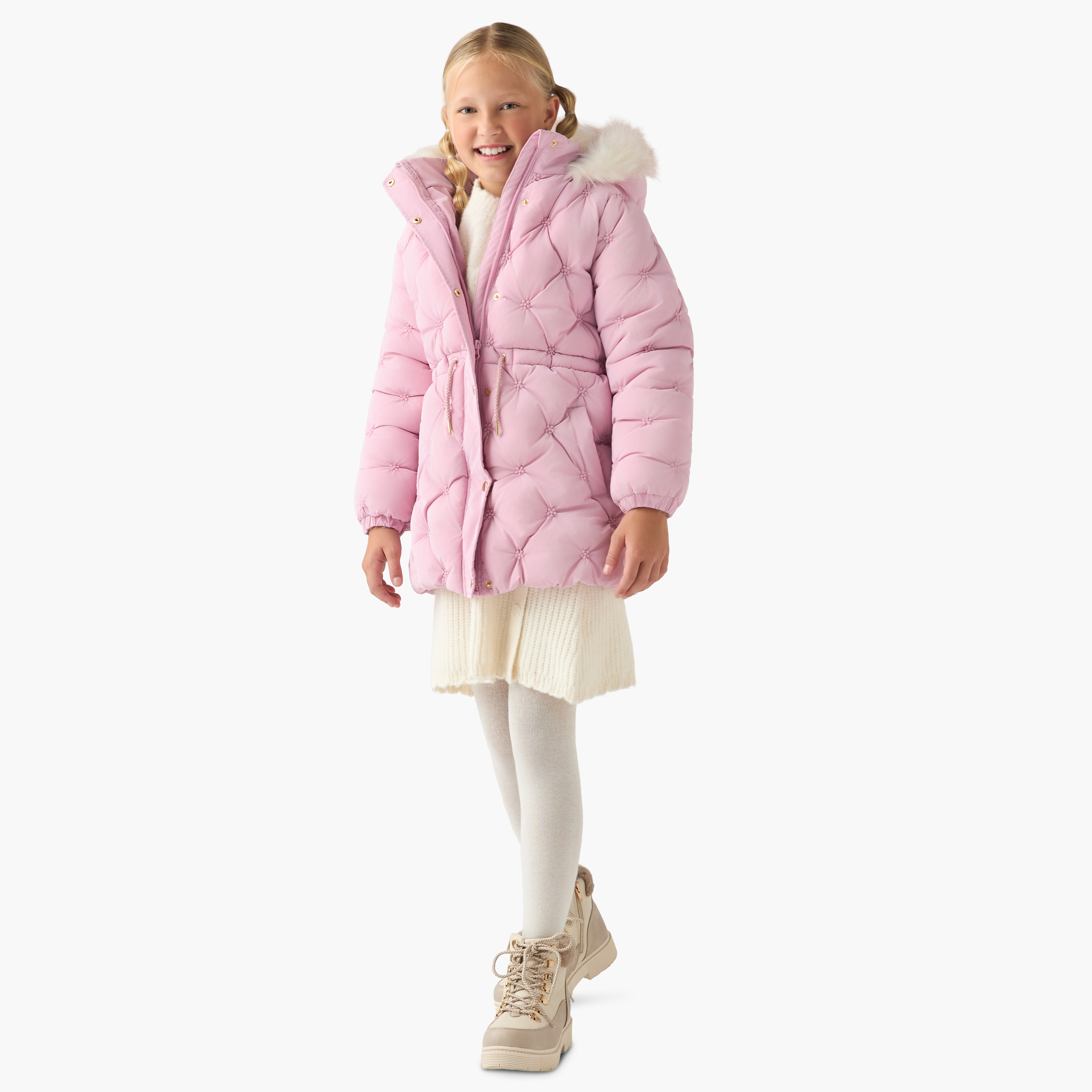 جاكيت ثقيل بأكمام طويلة من جونيورز-girls-clothing-jacketsandcoats-image-3