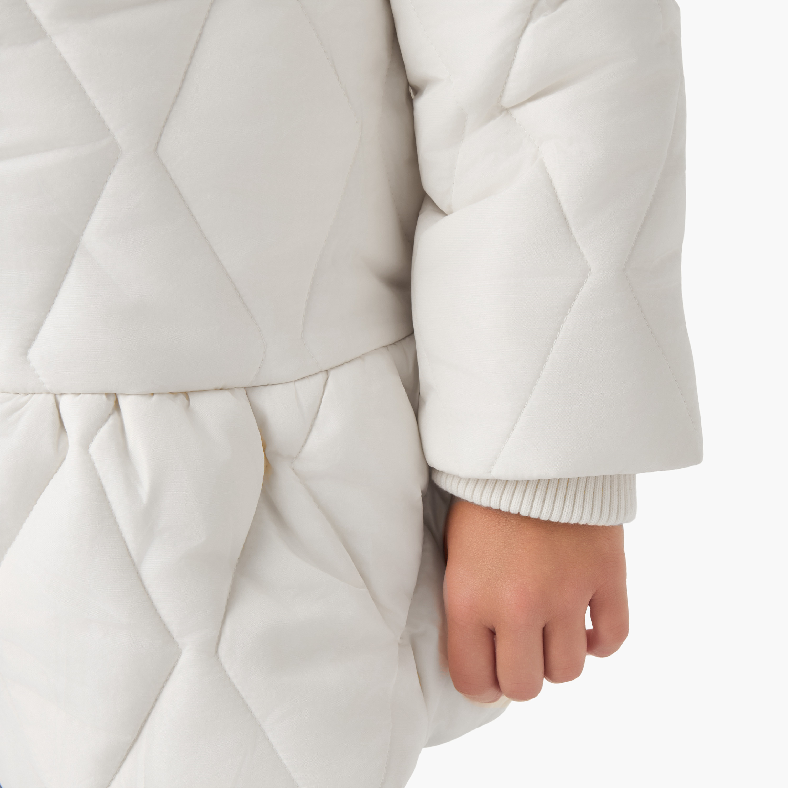 جاكيت بقبعة وأكمام طويلة من جونيورز-girls-clothing-jacketsandcoats-image-1