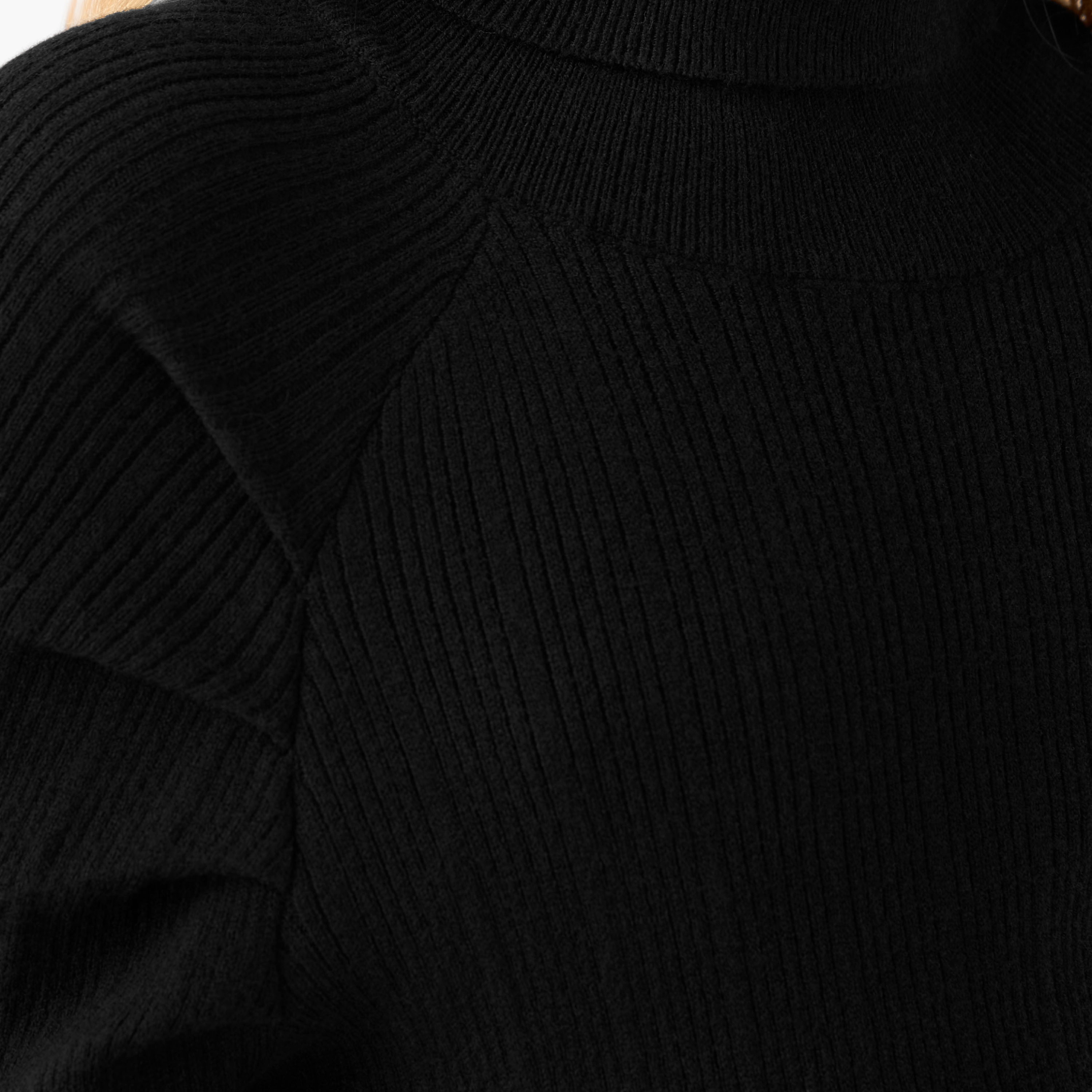 Juniors Textured Turtleneck Pullover with Long Sleeves-girls-clothing-winterwear-jumpersandcardigans-image-5