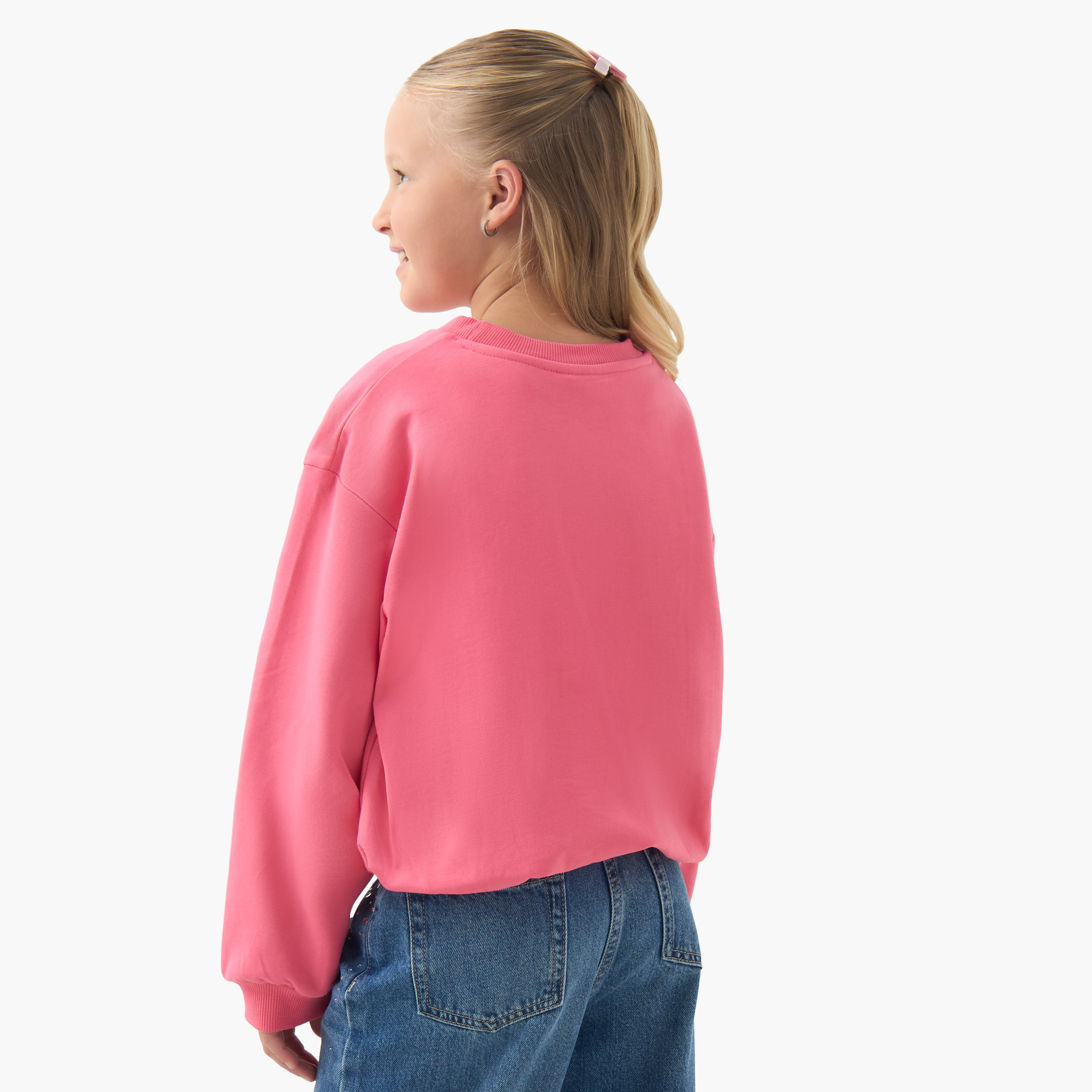 Juniors Embellished Pullover with Long Sleeves-girls-clothing-winterwear-sweatshirts-image-3