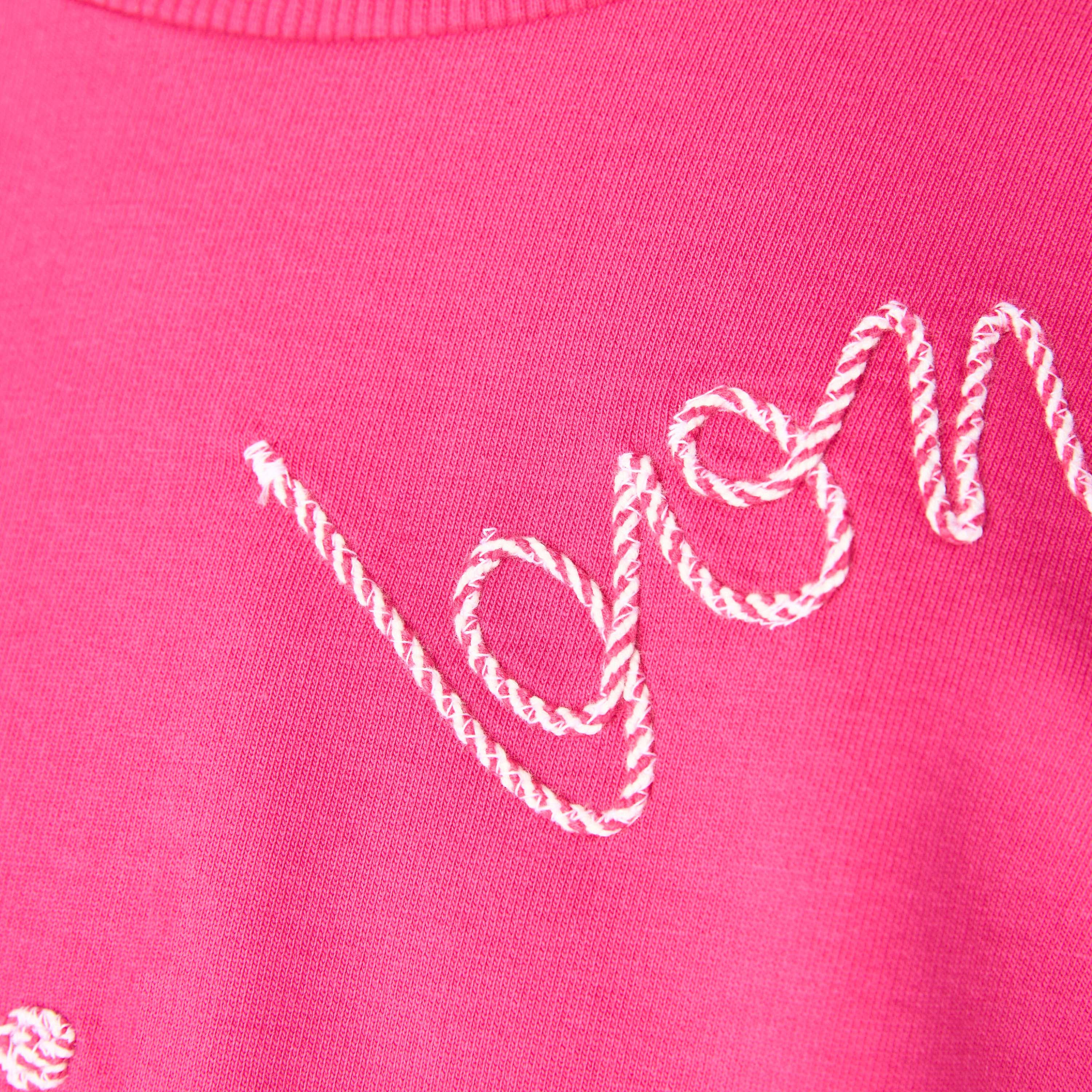 Juniors Graphic Print Sweatshirt with Ruffle Sleeves-girls-clothing-winterwear-sweatshirts-image-5