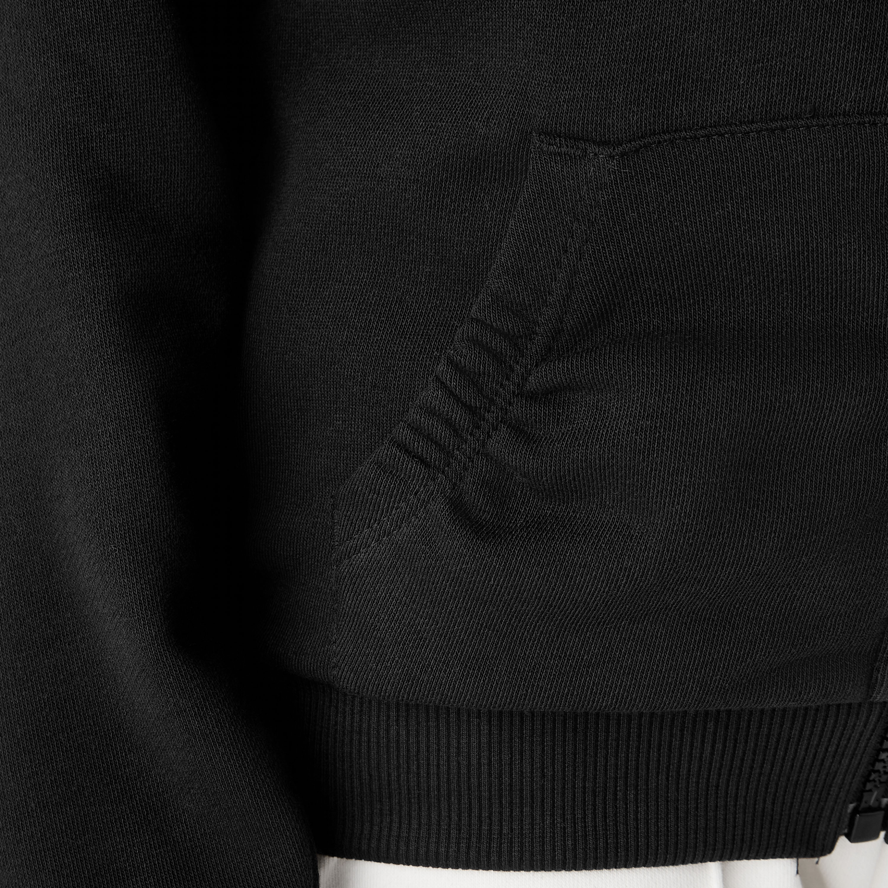 Juniors Solid Zip-Through Hoodie with Long Sleeves-girls-clothing-schoolwear-jacketsandcoats-image-5