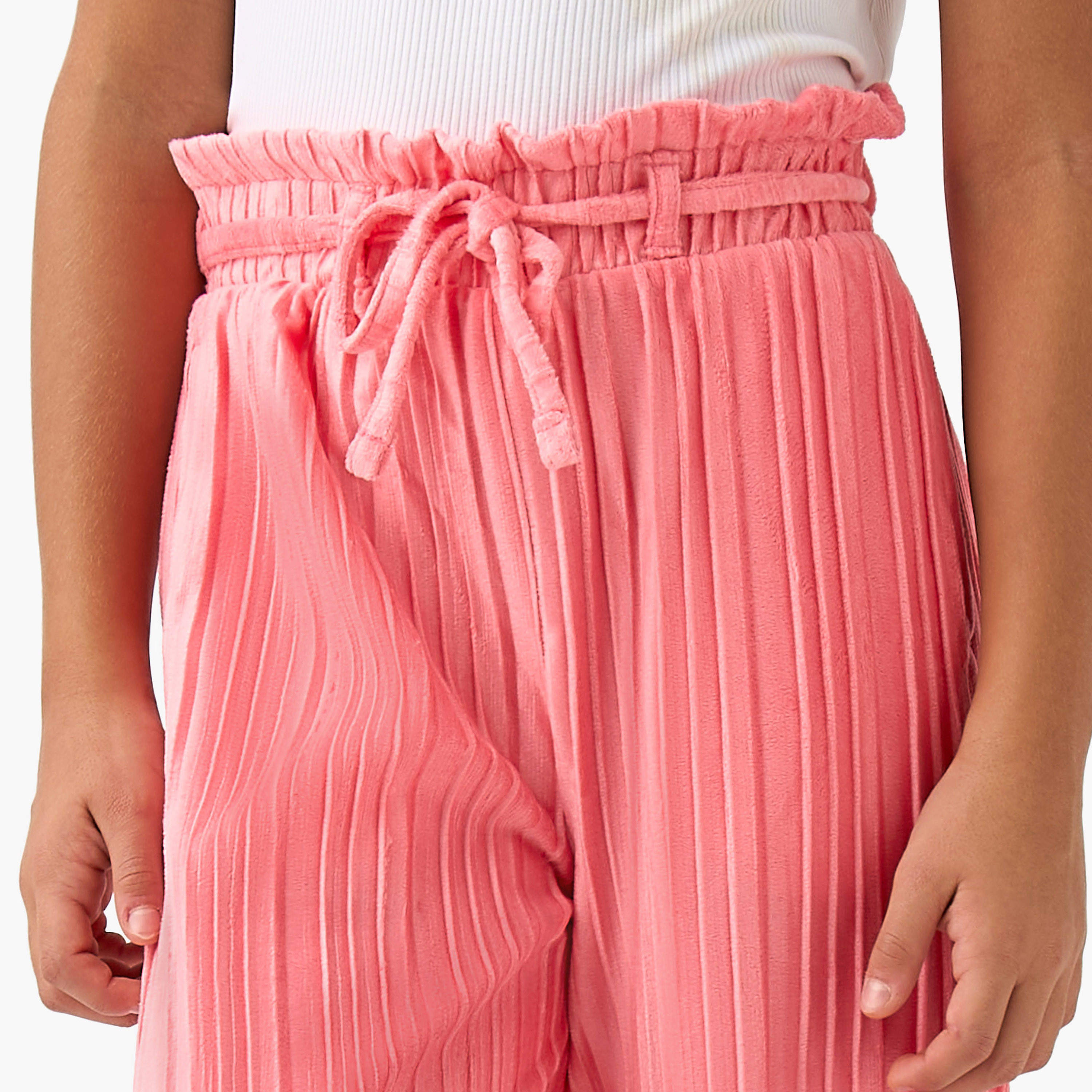 Juniors Pleated Hooded Sweatshirt and Track Pants Set-girls-clothing-setsandcoords-image-6