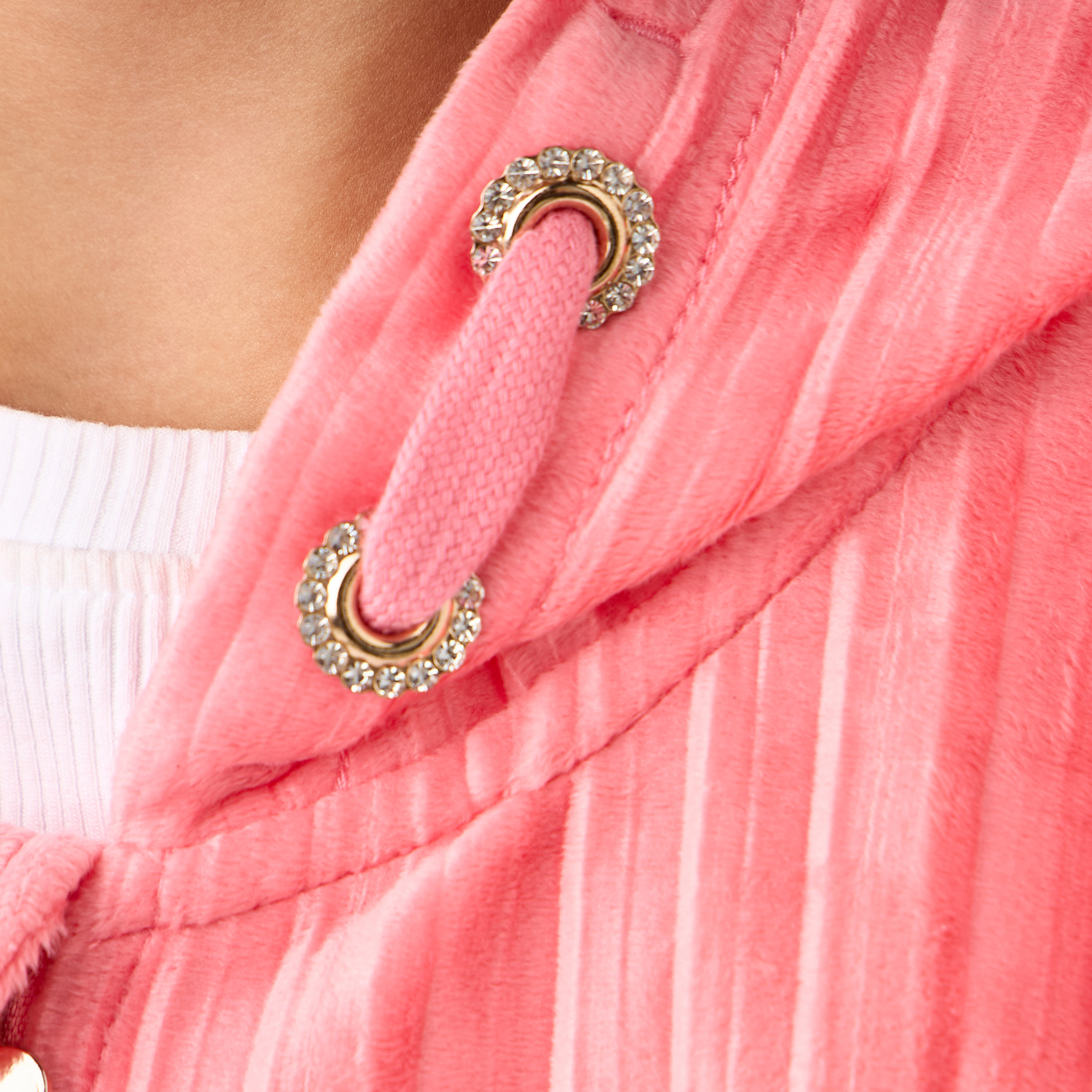 Juniors Pleated Hooded Sweatshirt and Track Pants Set-girls-clothing-setsandcoords-image-7