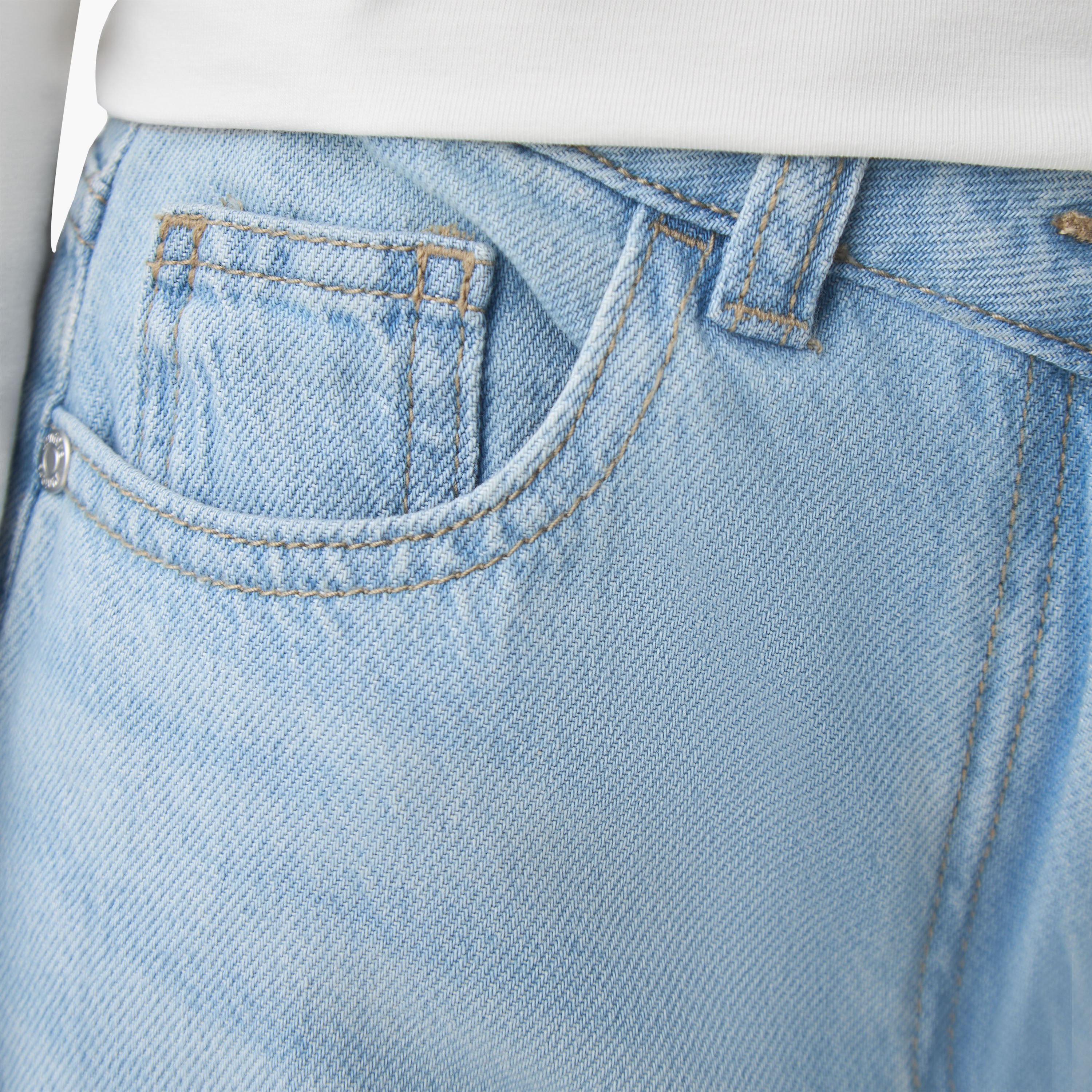Juniors Girls Jeans with Embroidery - Cotton-girls-clothing-bottoms-jeansandjeggings-image-5