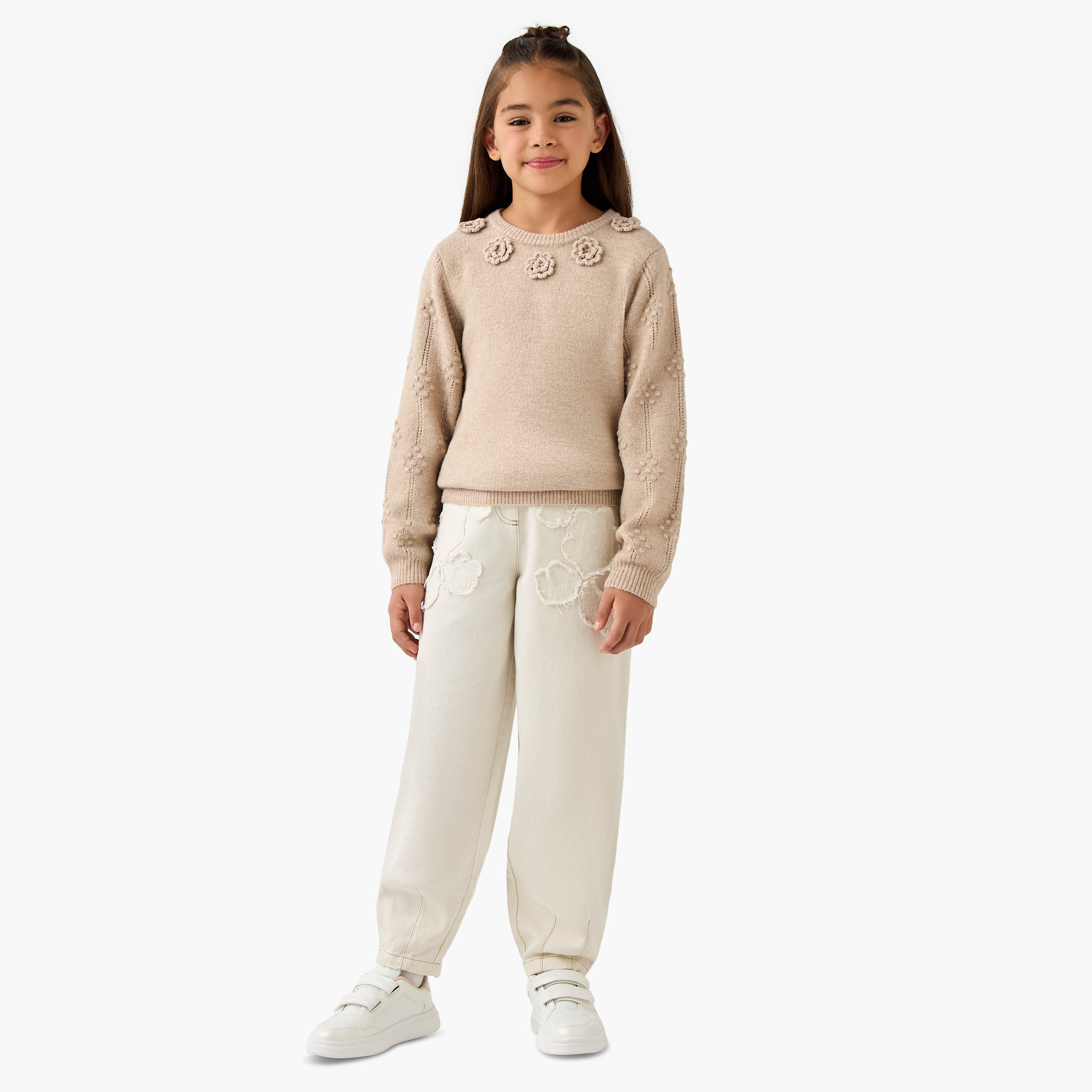 Eligo Embroidered Pants with Pockets-girls-clothing-bottoms-jeansandjeggings-image-2
