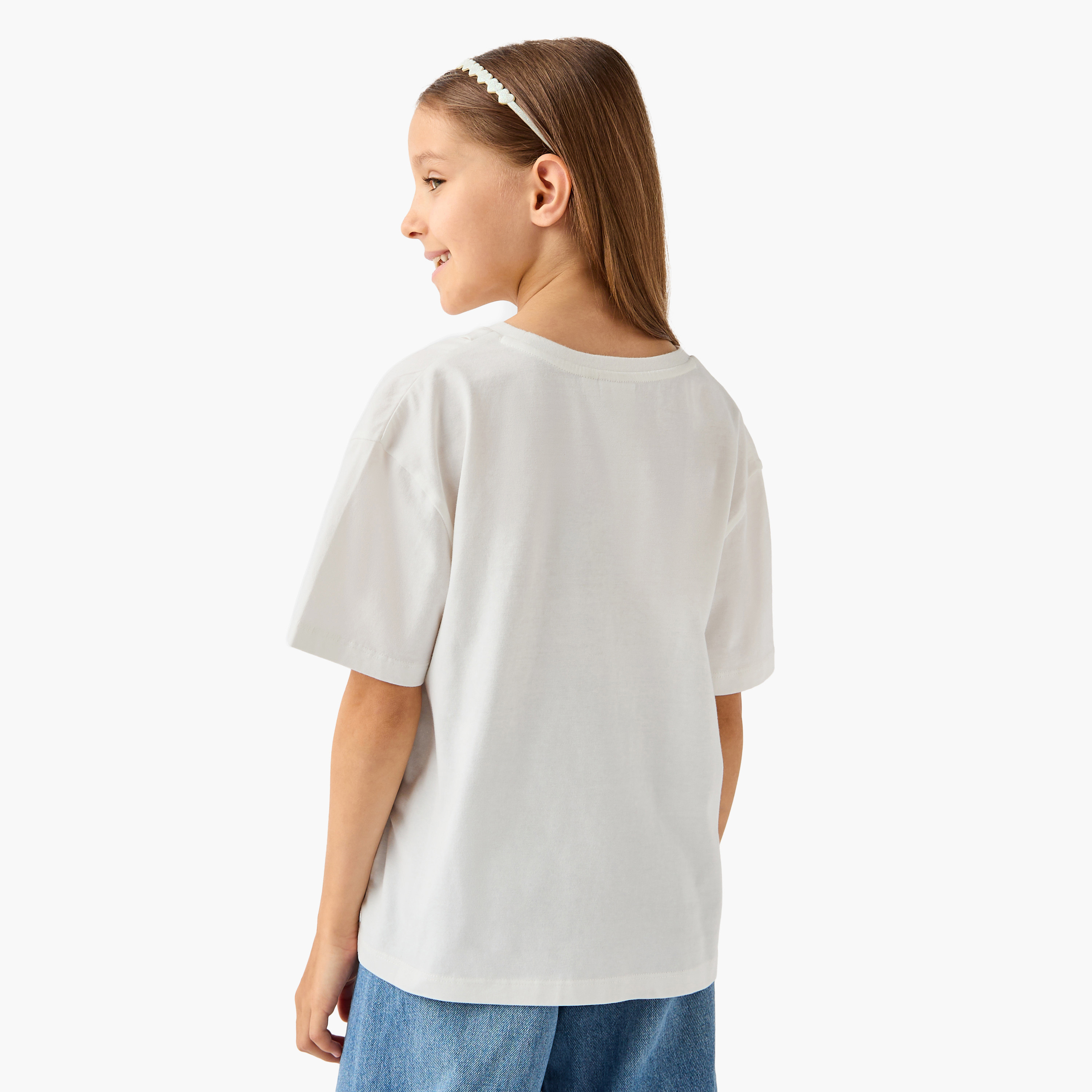Lee Cooper Tie Accent T-shirt-girls-clothing-tshirts-image-3