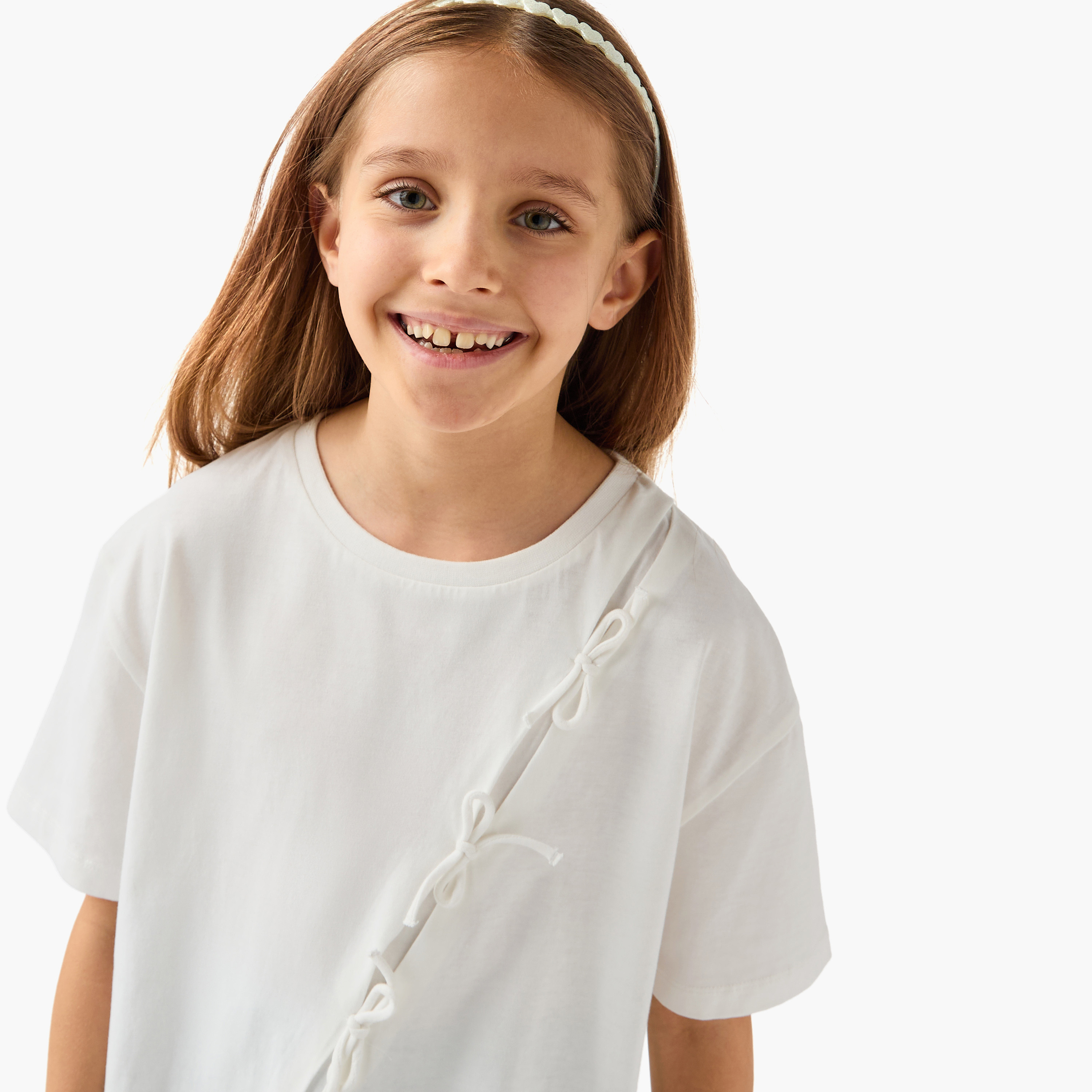 Lee Cooper Tie Accent T-shirt-girls-clothing-tshirts-image-4