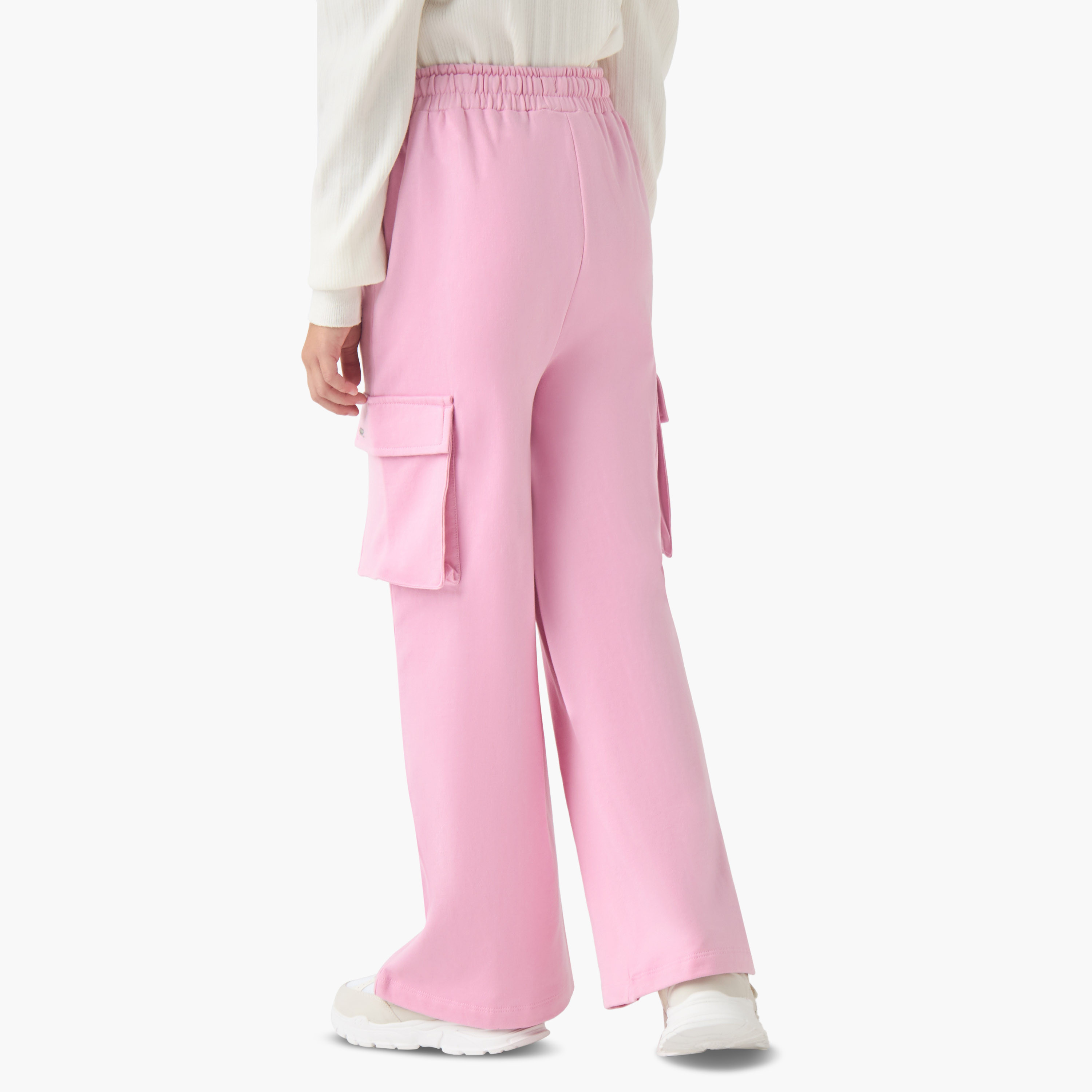 Lee Cooper Girls Track Pants with Pockets - Cotton - Drawstring Waist-girls-clothing-bottoms-joggersandtrackpants-image-3