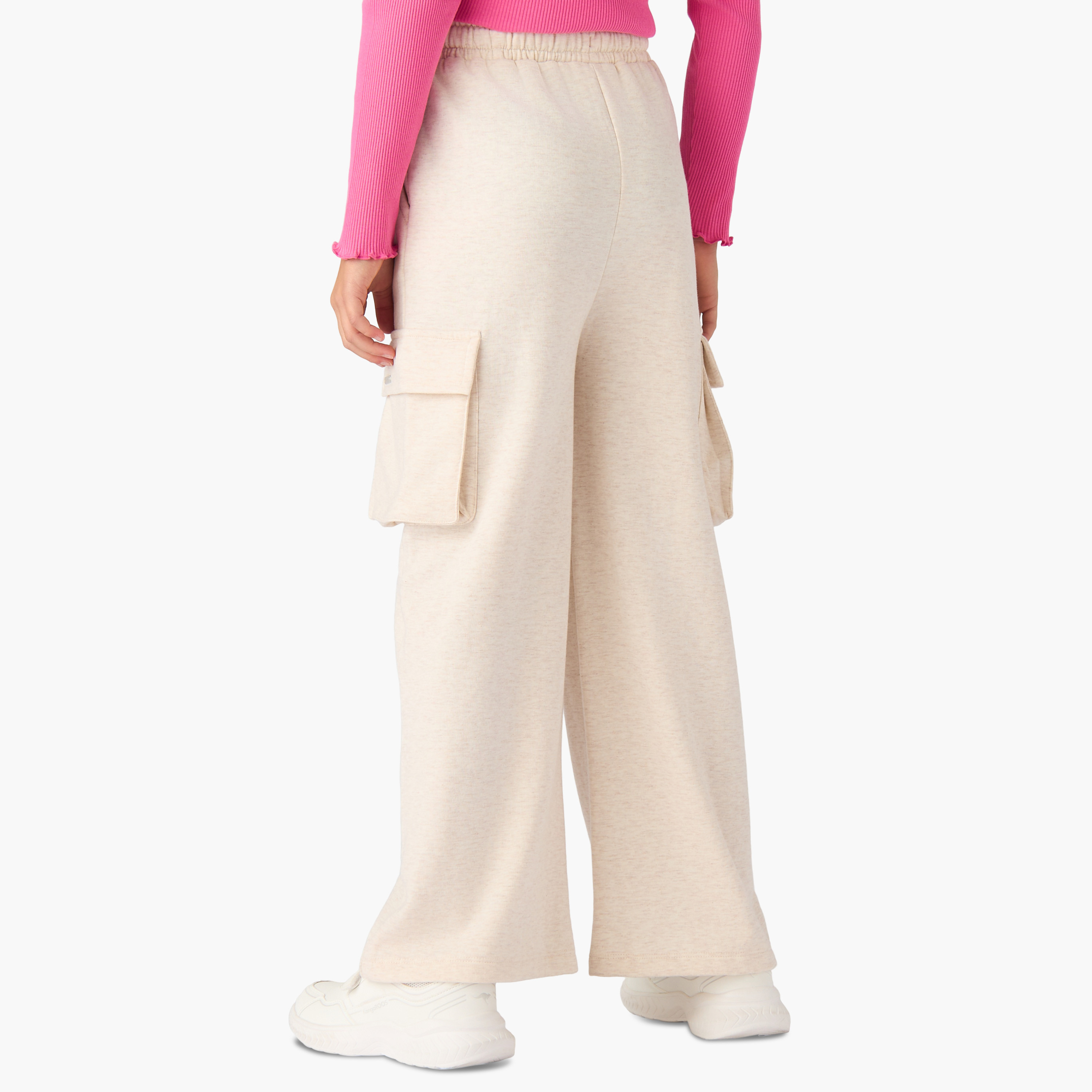 Juniors Girls Pants with Pockets - Cotton - Drawstring Waist-girls-clothing-bottoms-trousers-image-3