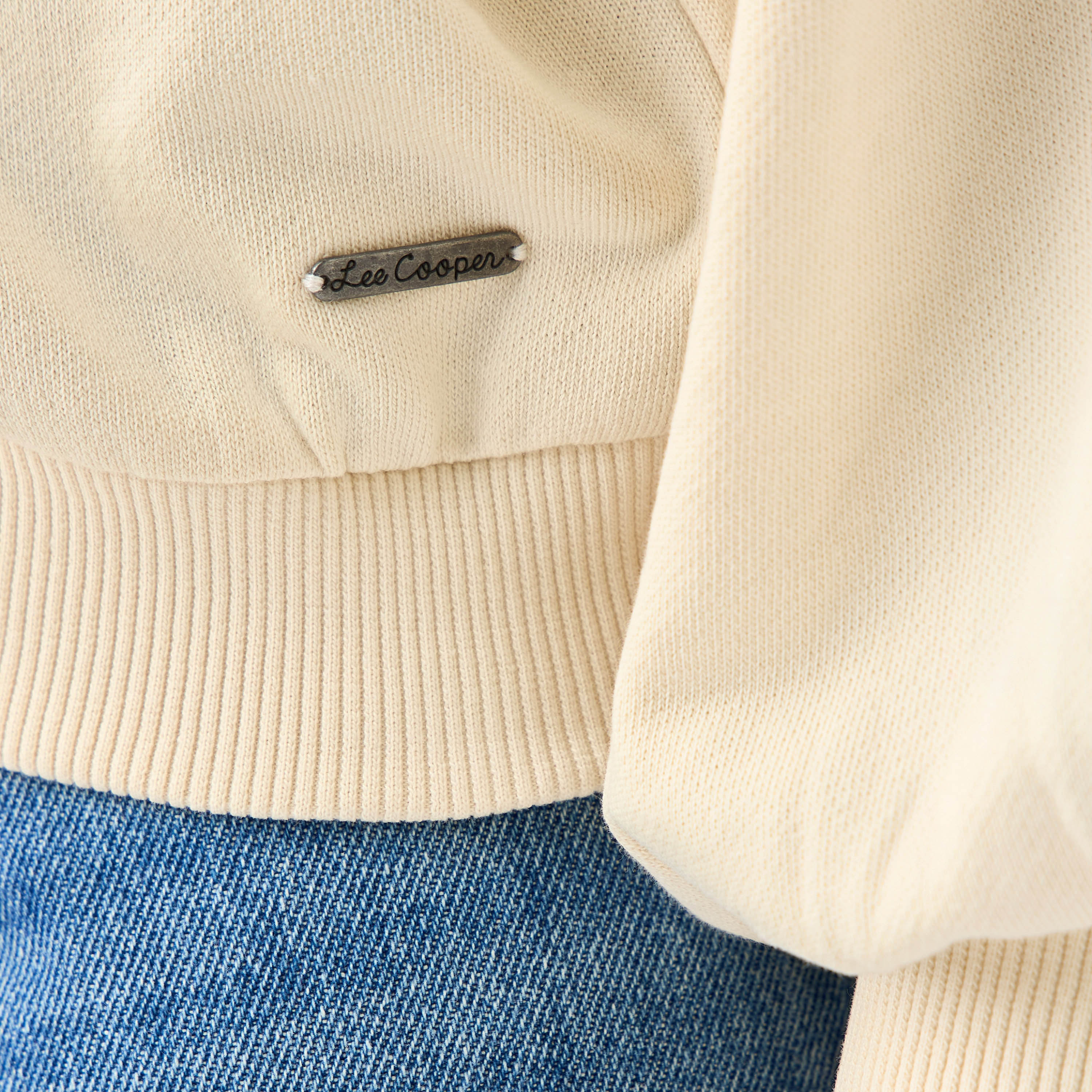 Lee Cooper Ruffle Detail Pullover with Long Sleeves-girls-clothing-winterwear-sweatshirts-image-5