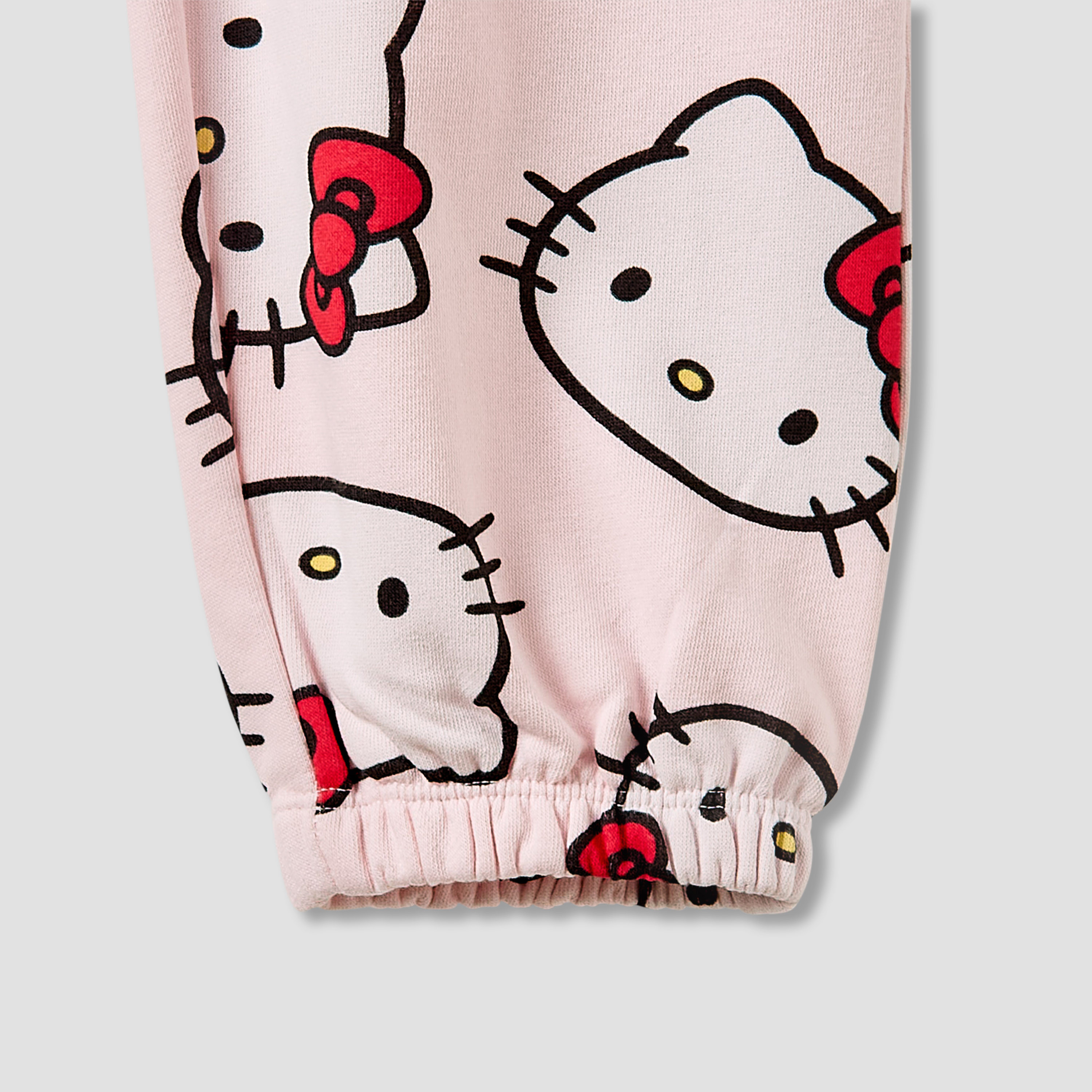 Sanrio Girls Joggers with Hello Kitty Print - Cotton - Drawstring Waist-girls-clothing-bottoms-joggersandtrackpants-image-4