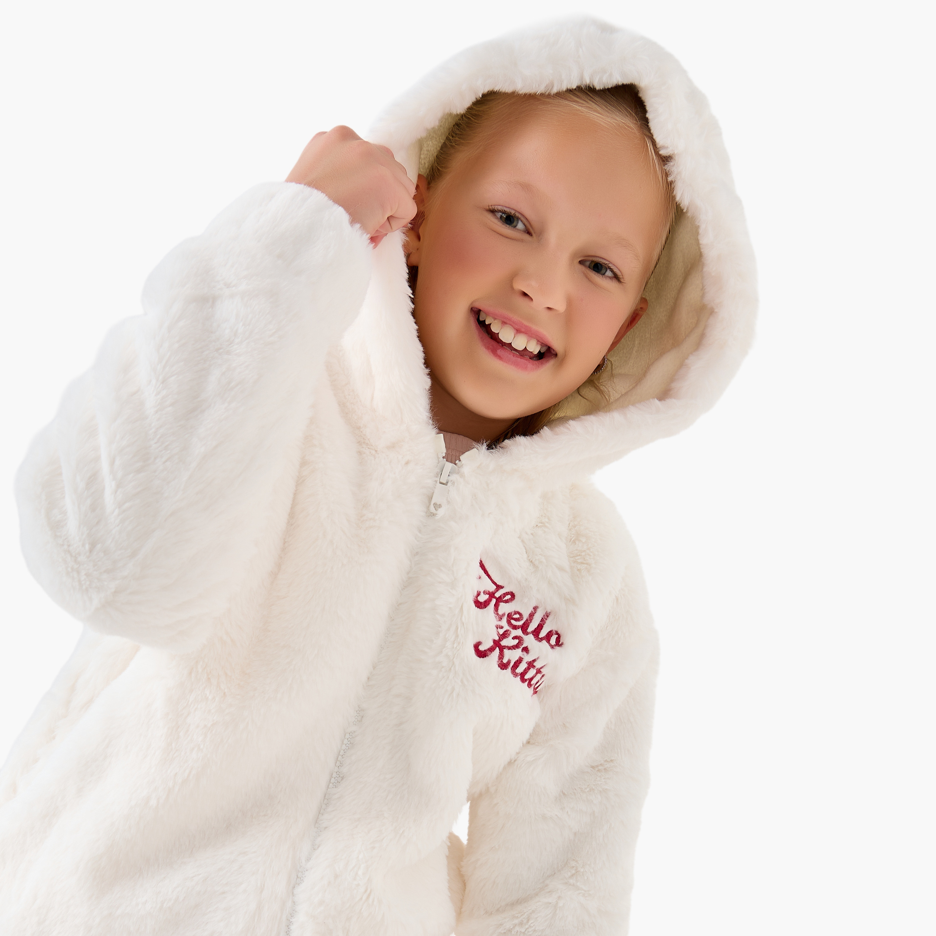 جاكيت بتزيينات هالو كيتي ترتر وقبعة من سانريو-girls-clothing-jacketsandcoats-image-2