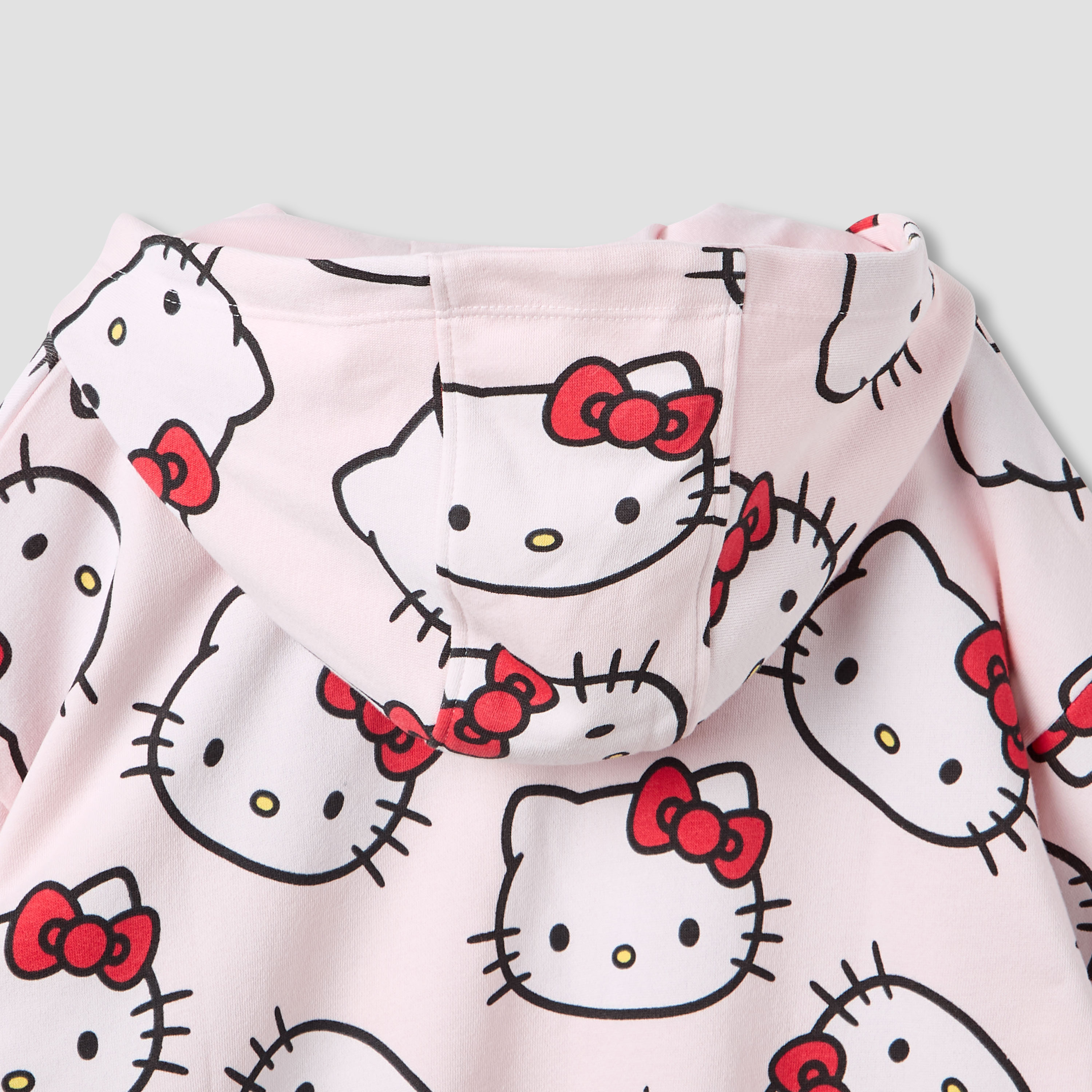 Sanrio Girls Hooded Neck Sweatshirt with Kangaroo Pocket - Cotton - Long Sleeves-girls-clothing-sweatshirts-image-5