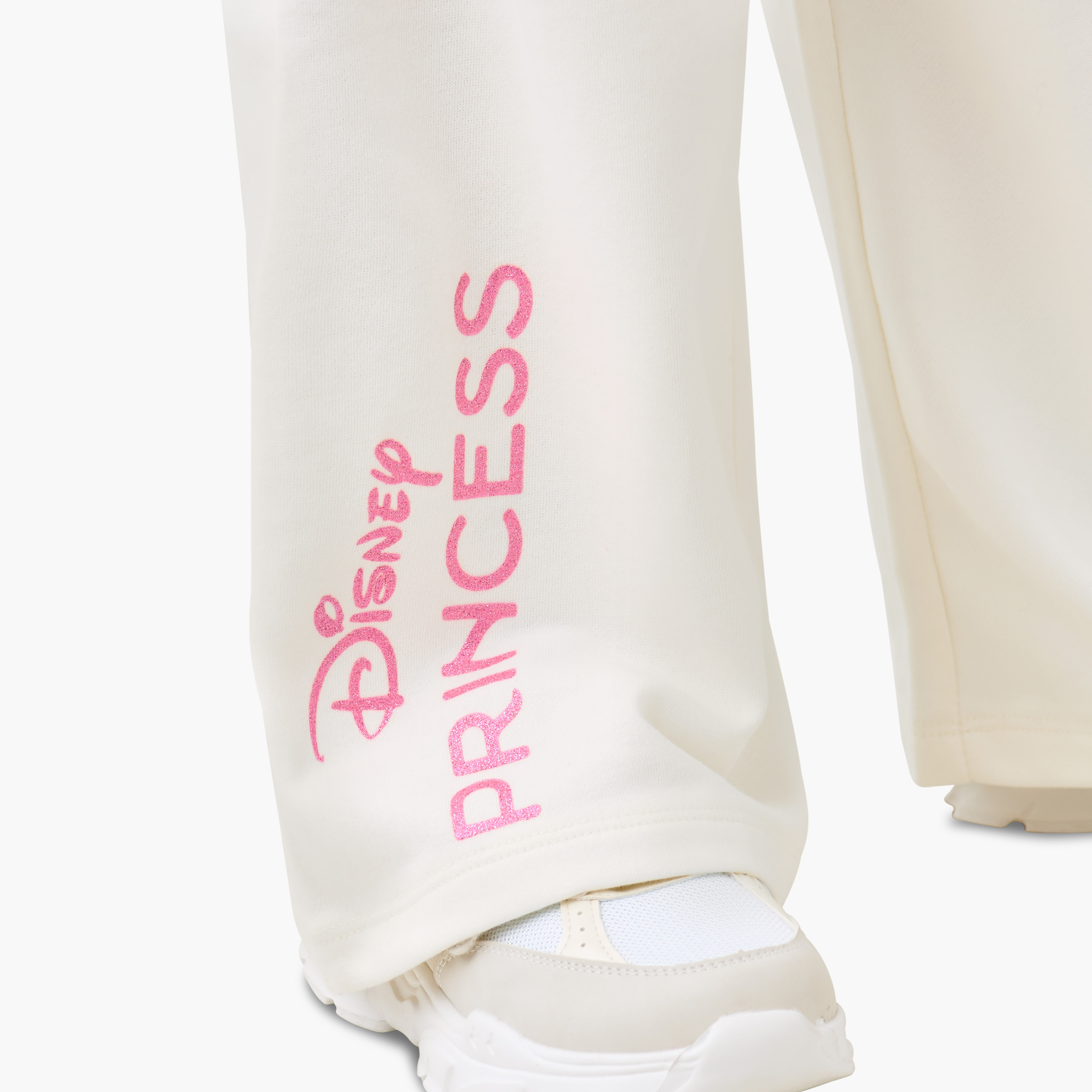 Disney Girls Track Pants with Princess Print - Cotton - Elasticated Drawstring-girls-clothing-bottoms-joggersandtrackpants-image-5