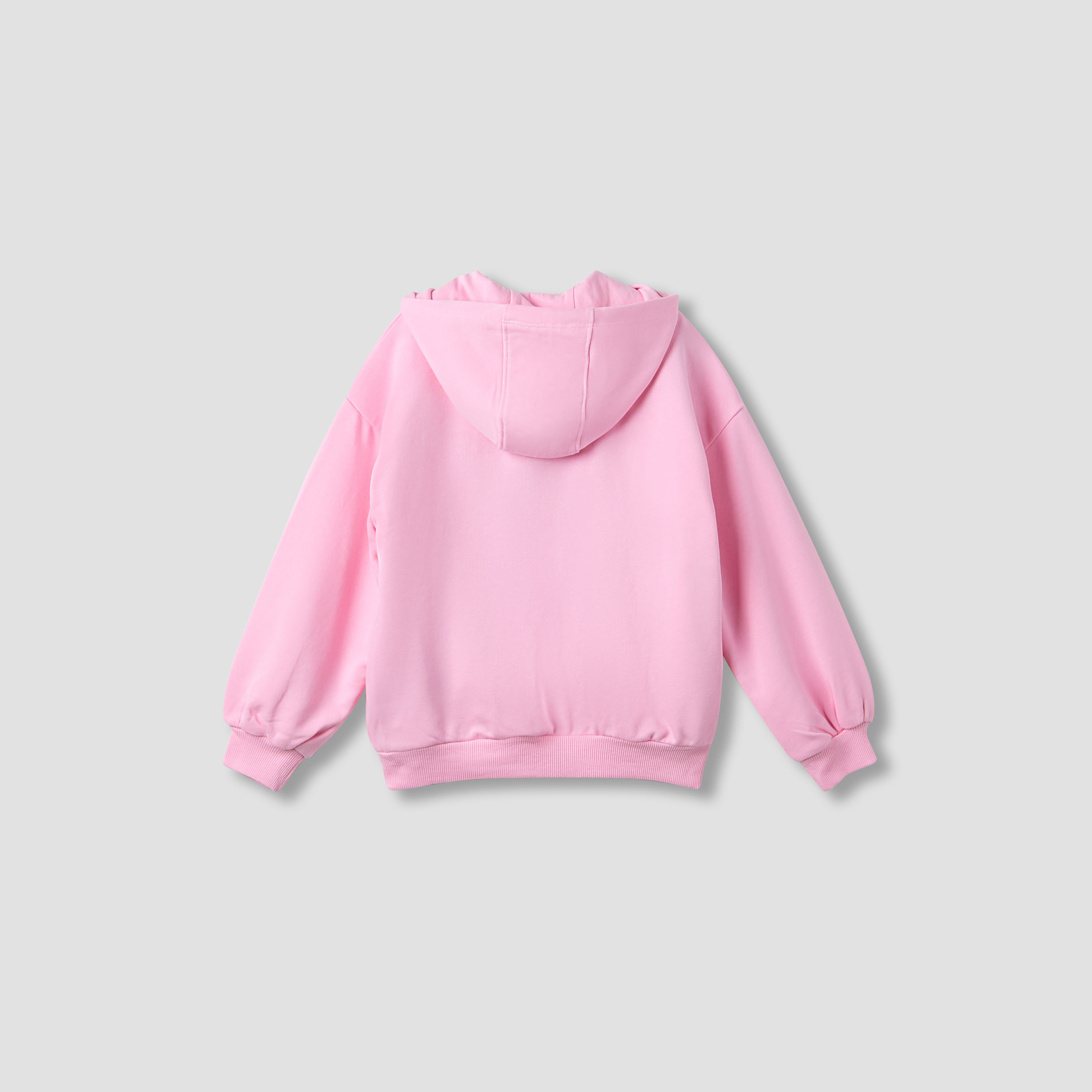 Disney Stitch Print Hooded Sweatshirt with Long Sleeves-girls-clothing-sweatshirts-image-2