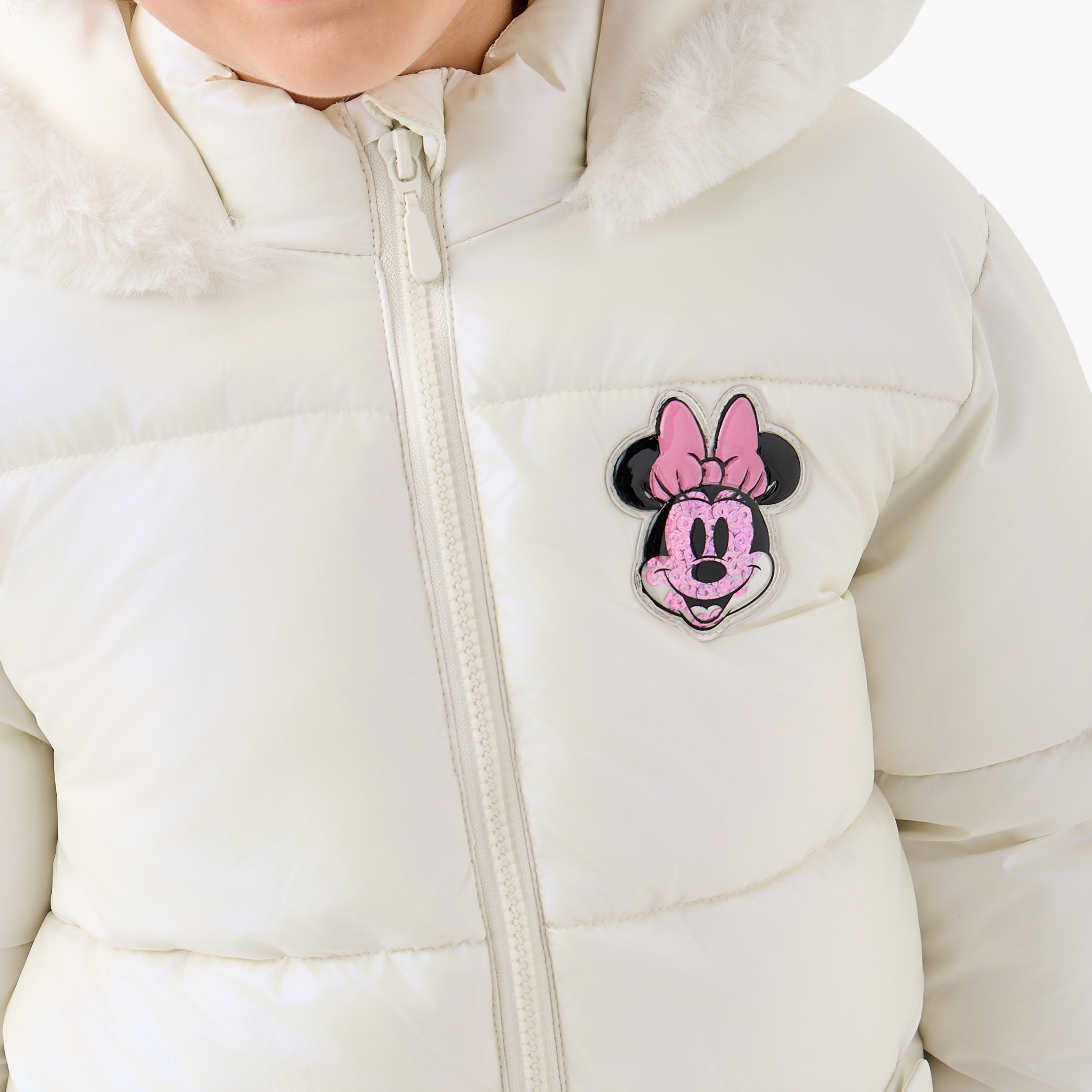 جاكيت ثقيل بزخارف ميني ماوس بقبعة من ديزني-girls-clothing-jacketsandcoats-image-5