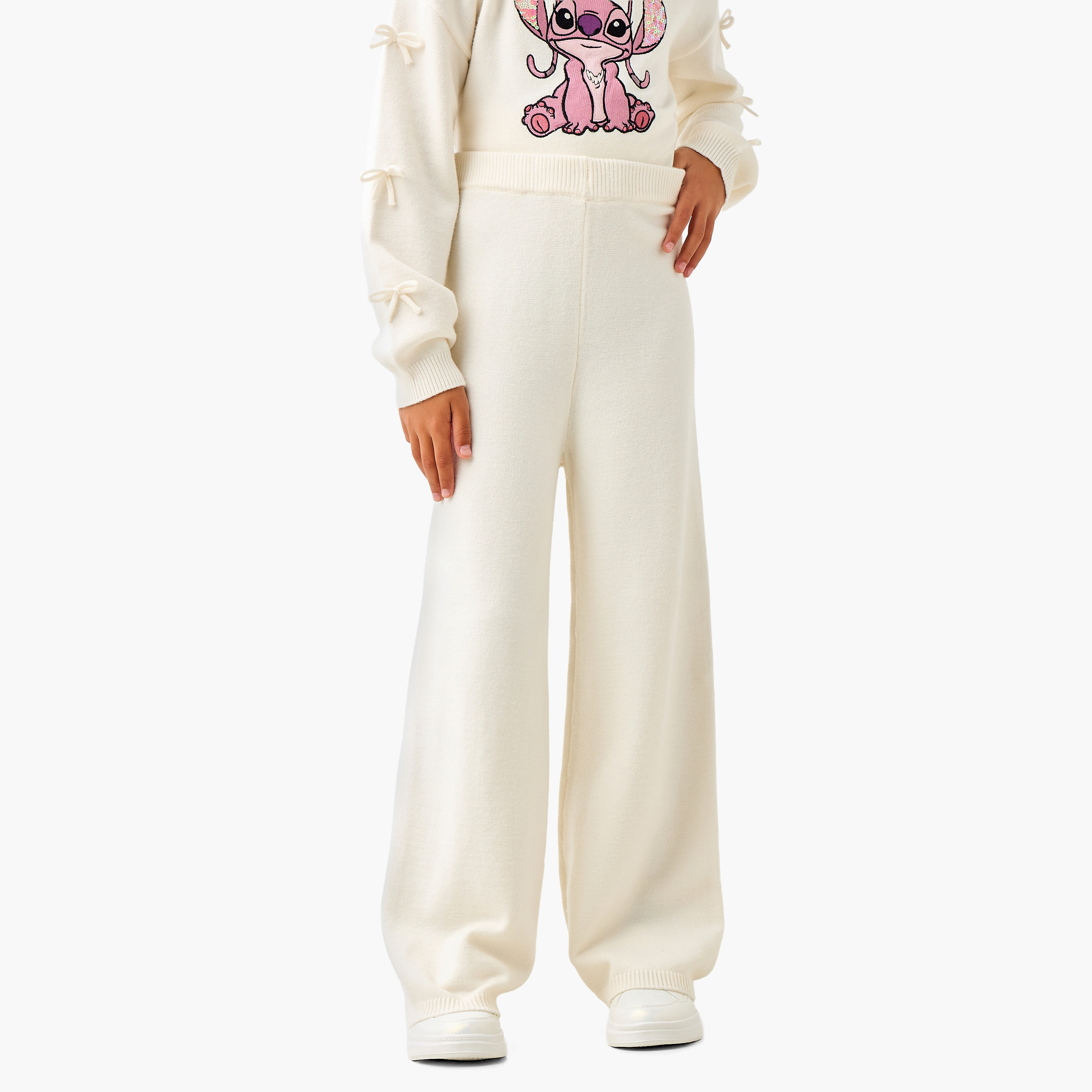 Disney Angel Embroidered Sweatshirt and Track Pant Set-girls-clothing-setsandcoords-image-3