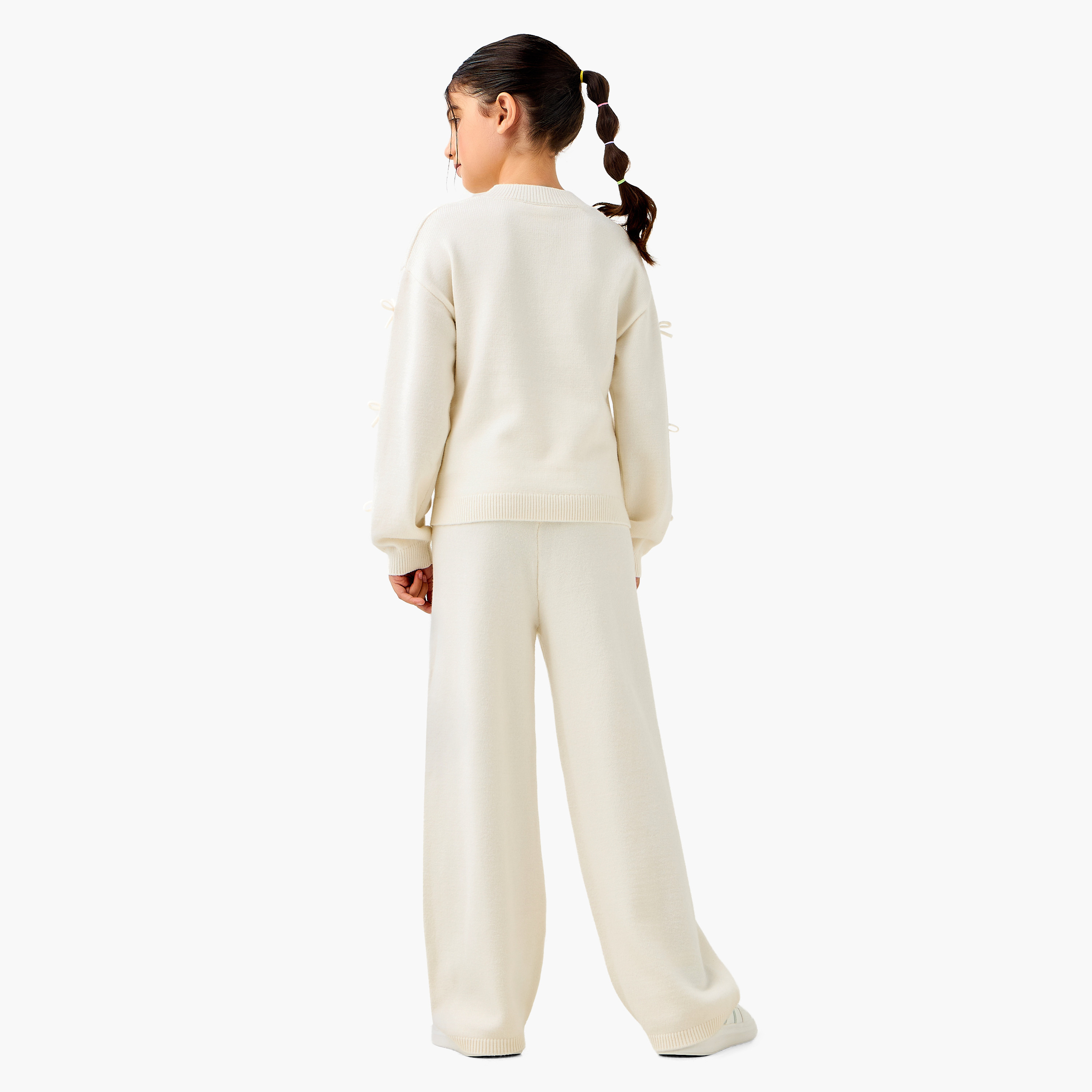 Disney Angel Embroidered Sweatshirt and Track Pant Set-girls-clothing-setsandcoords-image-4