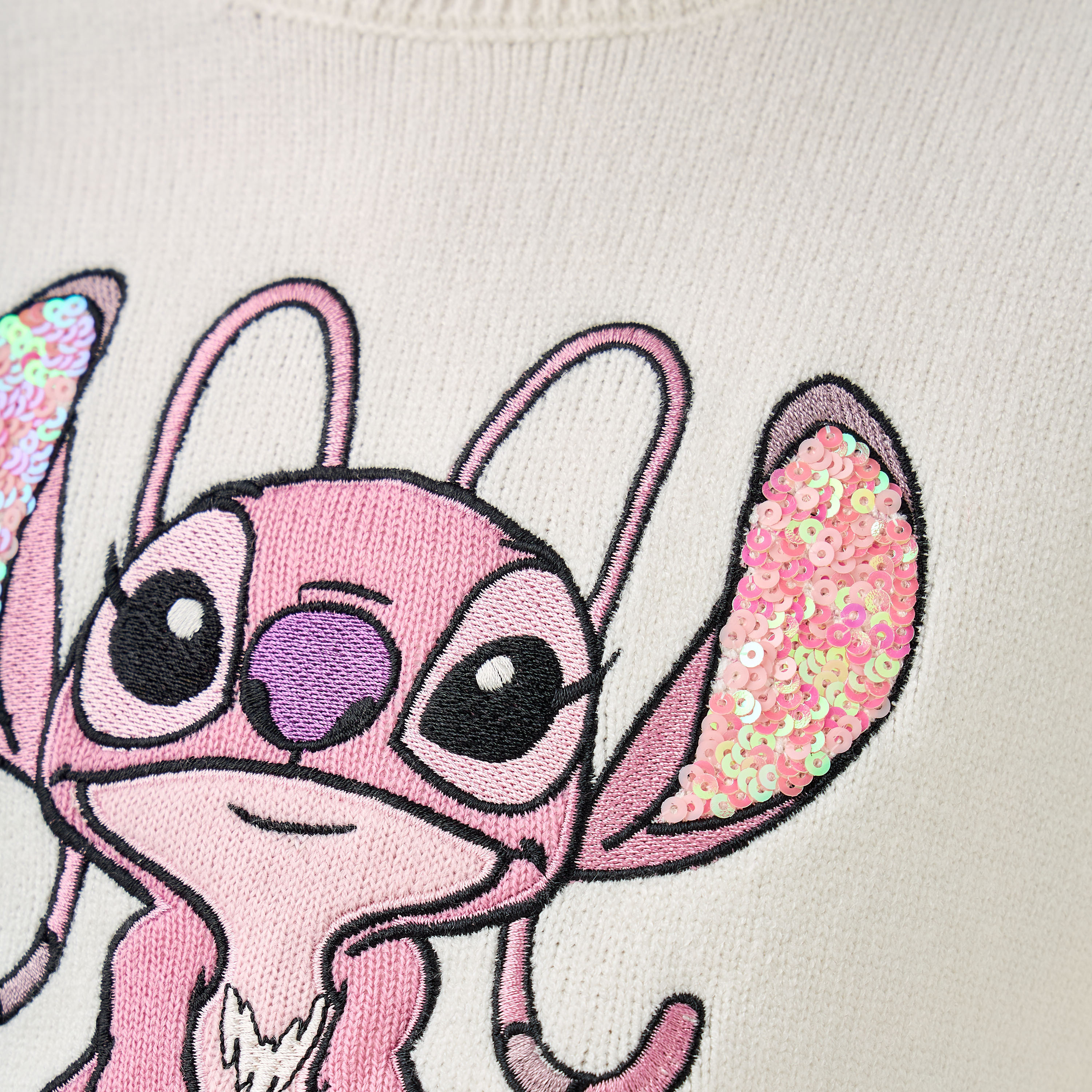 Disney Angel Embroidered Sweatshirt and Track Pant Set-girls-clothing-setsandcoords-image-6