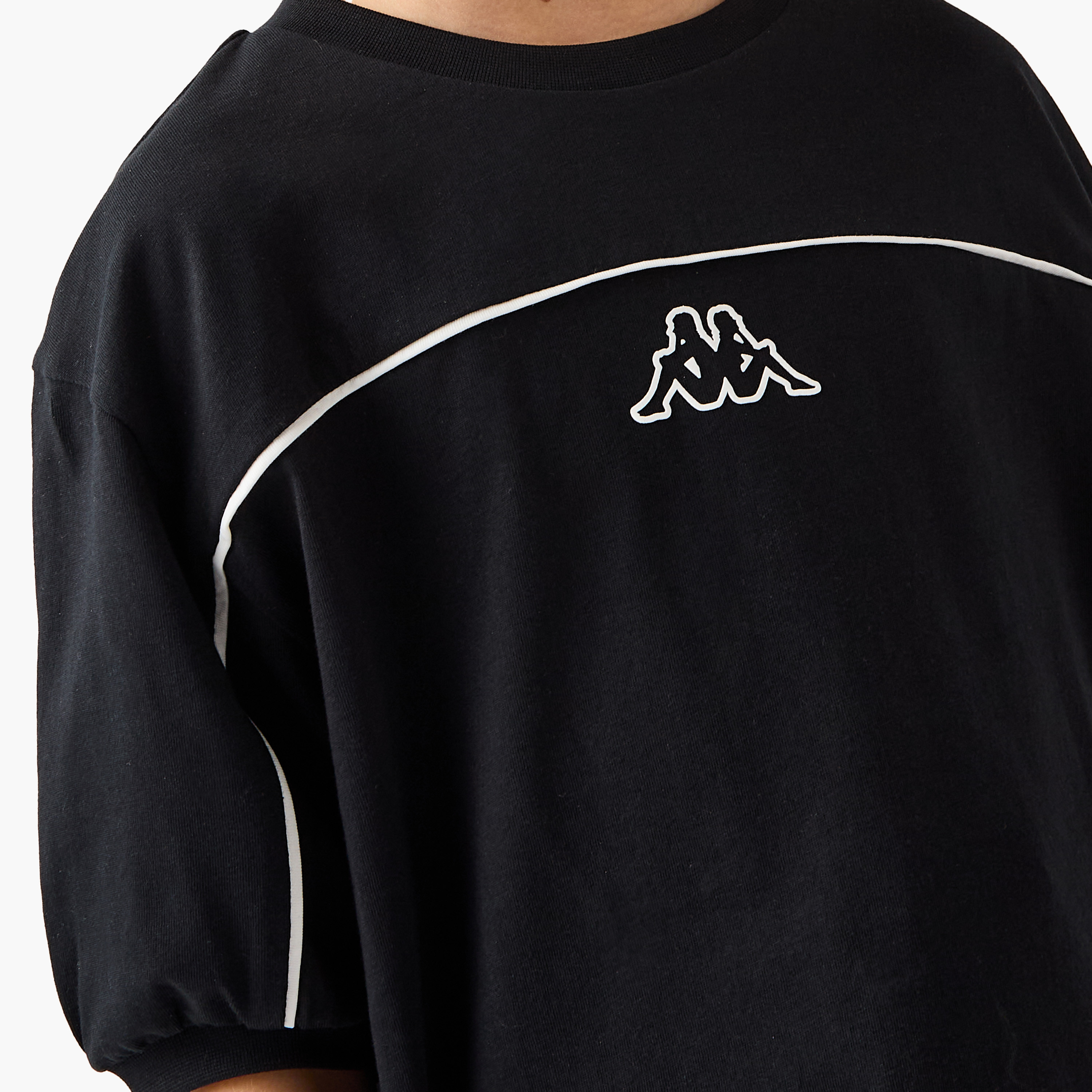 Kappa Logo Print T-shirt-sports-girls-clothing-tops-image-5