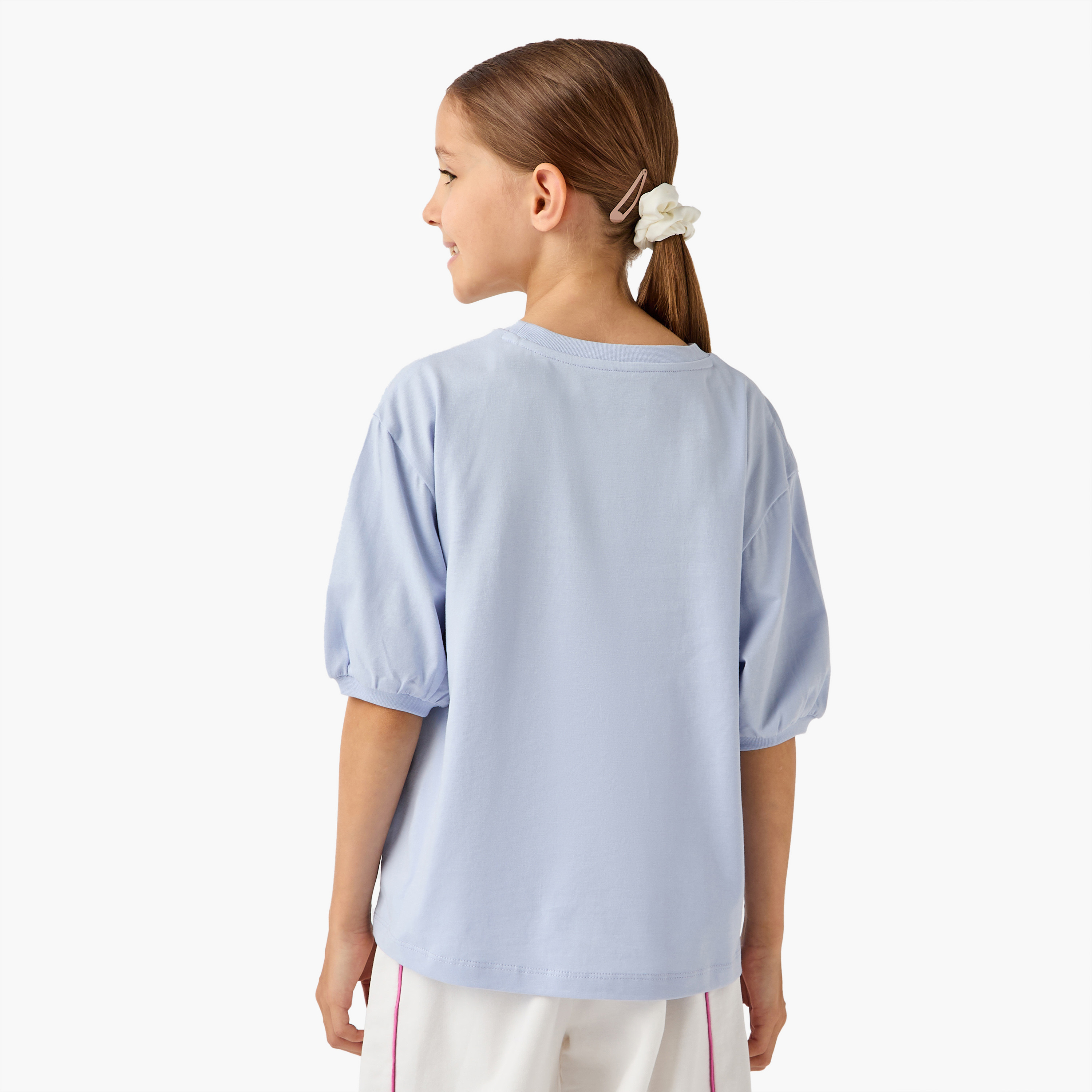 Kappa Logo Print T-shirt-sports-girls-clothing-tops-image-3