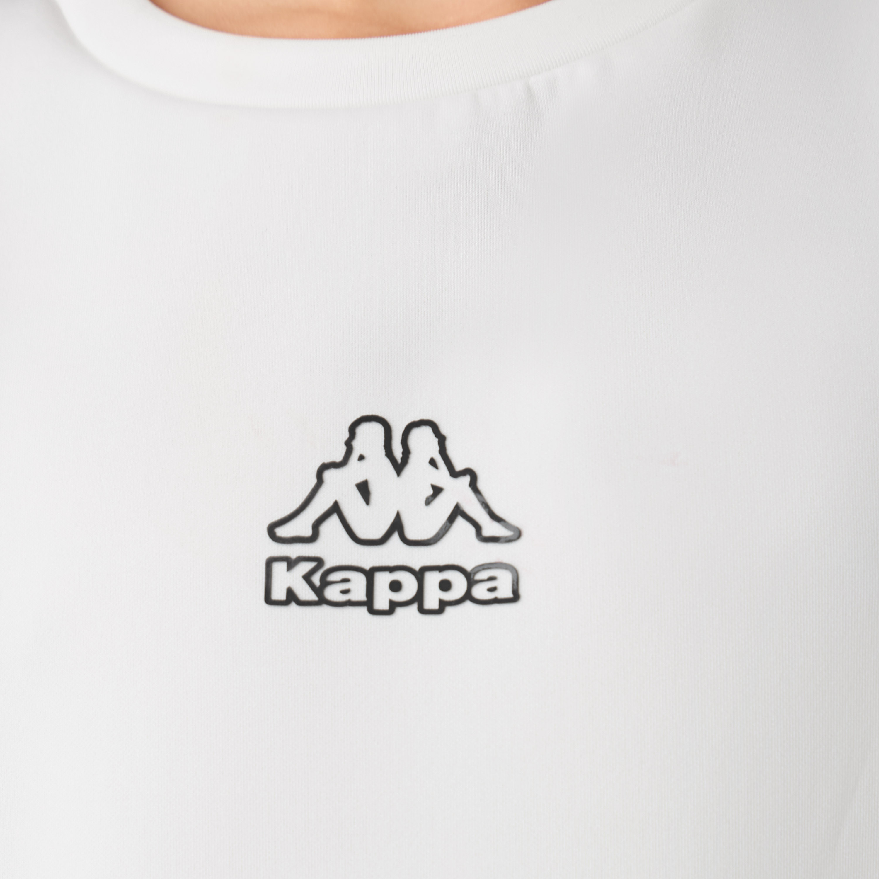 Kappa Girls Crew Neck T-shirt with Logo Print - Cotton - Drop Shoulder Sleeves-sports-girls-clothing-tops-image-5