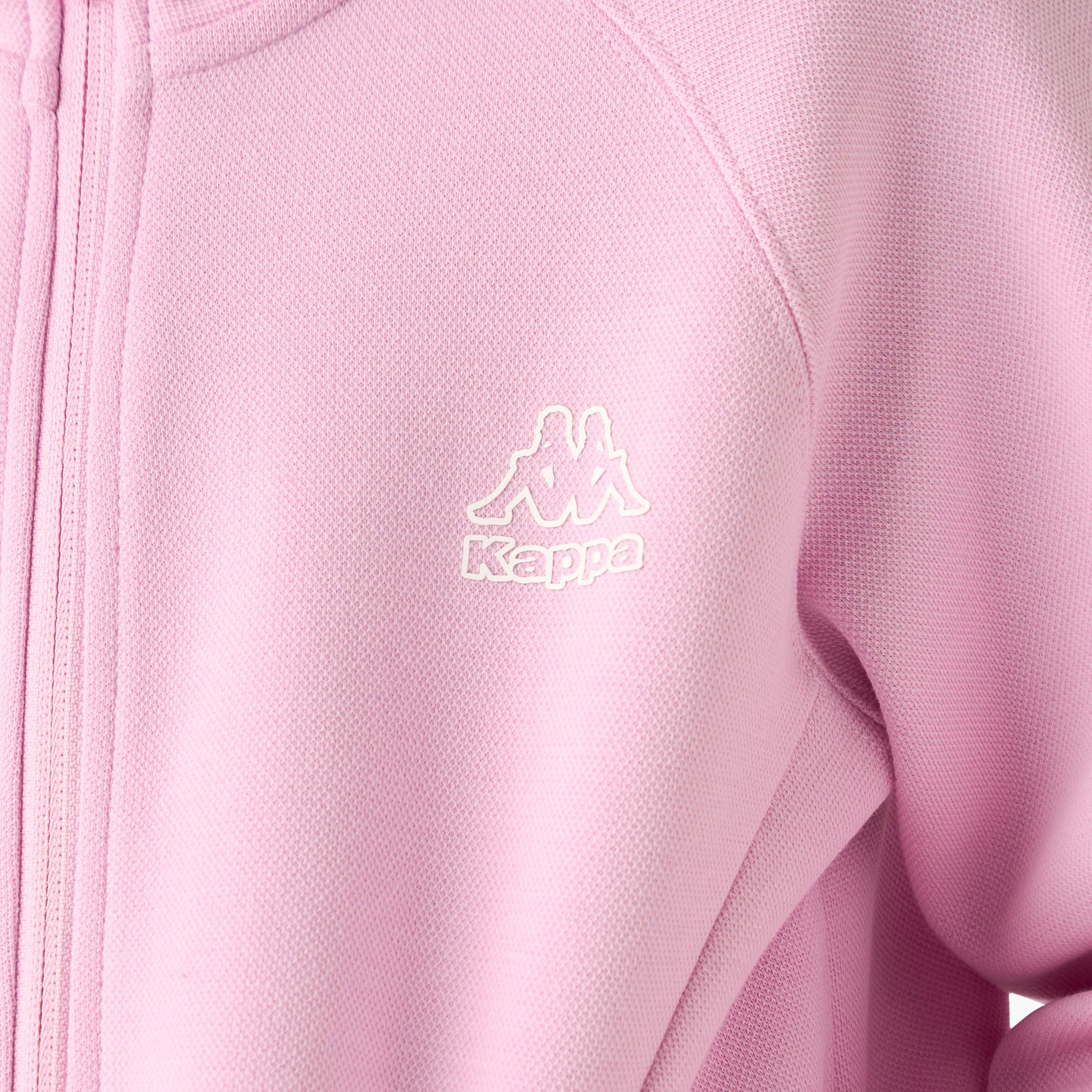 سويت شيرت بأكمام طويلة وسحاب إغلاق وطبعات شعار من كابا-girls-clothing-winterwear-jacketsandcoats-image-1