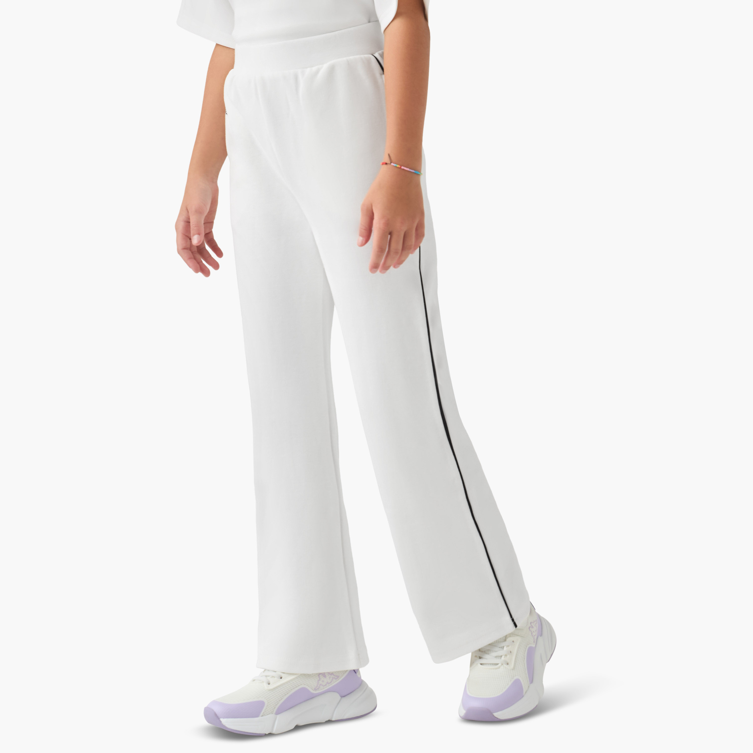 Kappa Girls Track Pants with Pockets - Cotton - Elastic Waist-sports-girls-clothing-bottoms-joggersandtrackpants-image-1