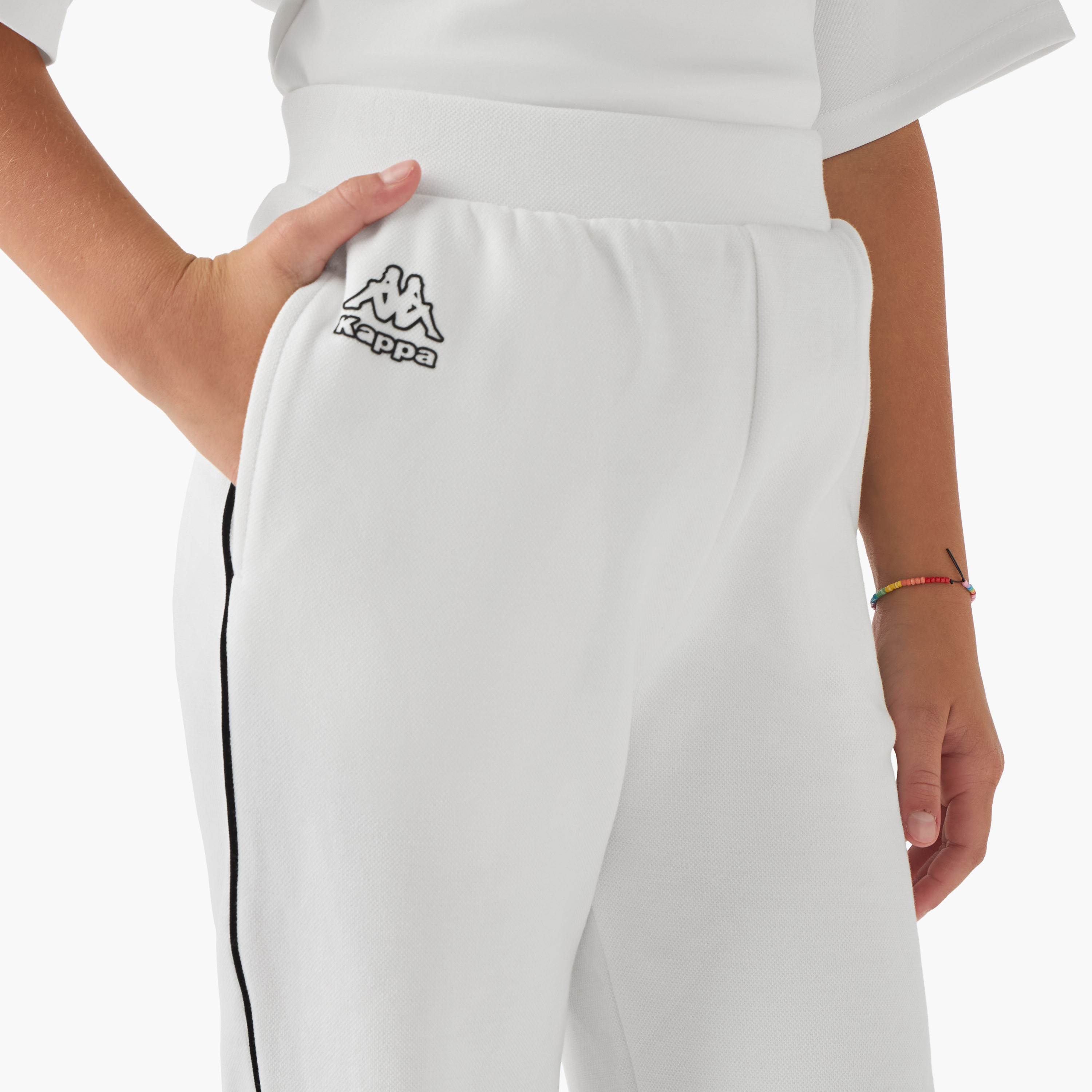 Kappa Girls Track Pants with Pockets - Cotton - Elastic Waist-sports-girls-clothing-bottoms-joggersandtrackpants-image-4