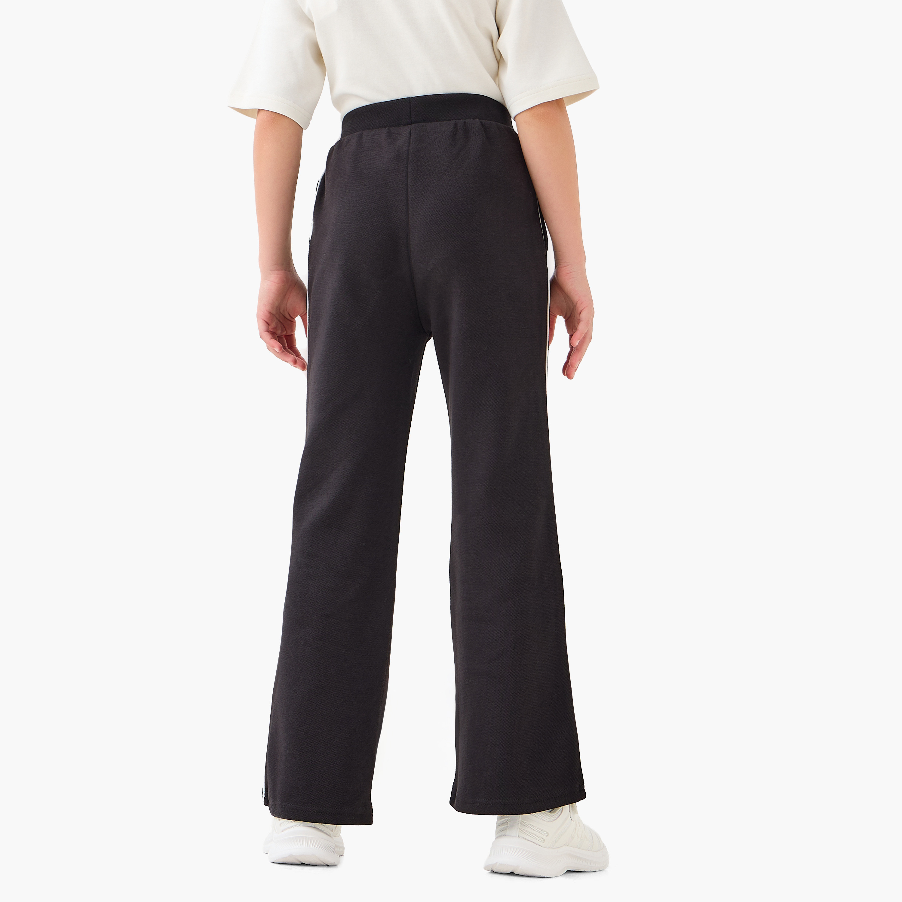 Kappa Girls Track Pants with Pockets - Cotton -Elastic Waist-sports-girls-clothing-bottoms-joggersandtrackpants-image-3