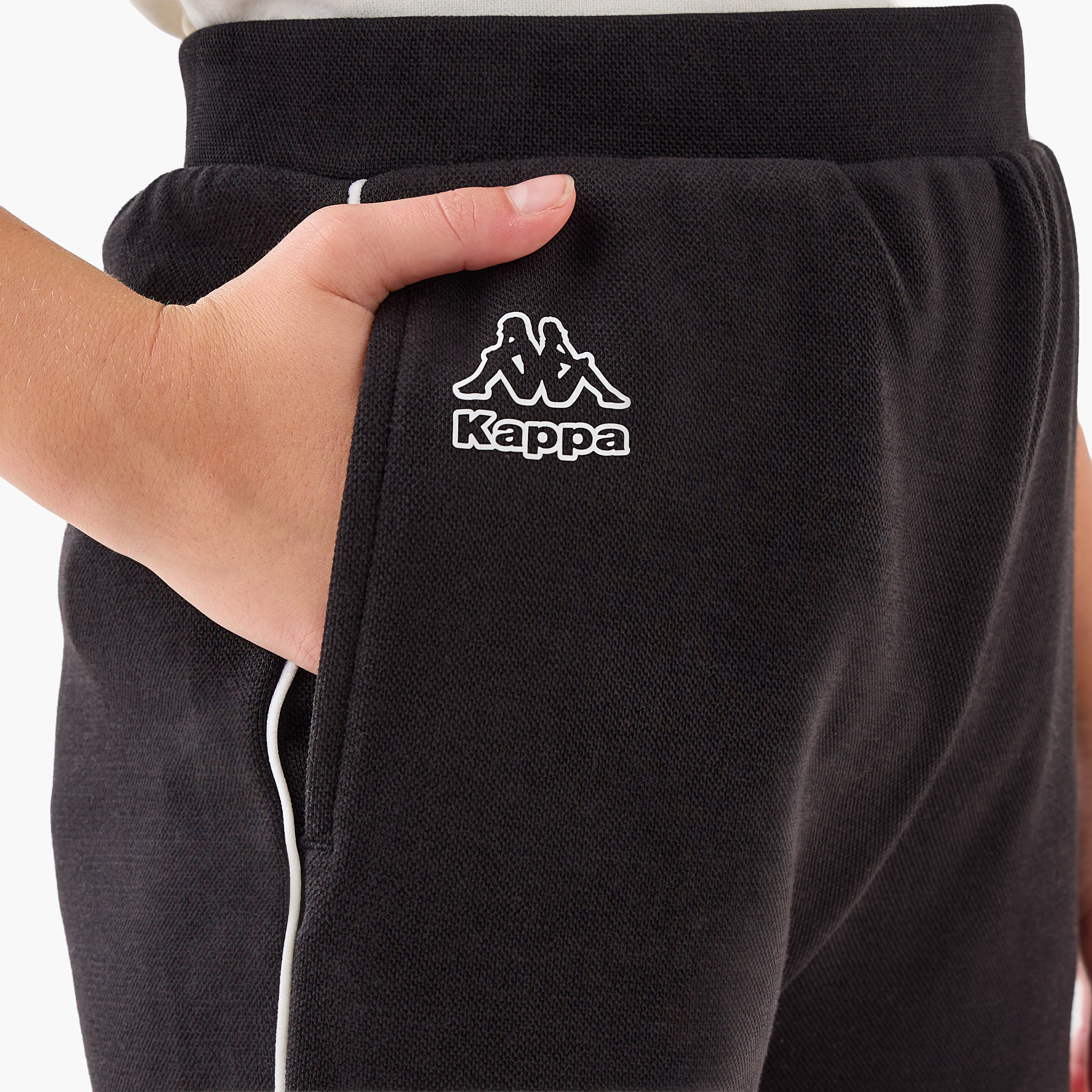 Kappa Girls Track Pants with Pockets - Cotton -Elastic Waist-sports-girls-clothing-bottoms-joggersandtrackpants-image-4