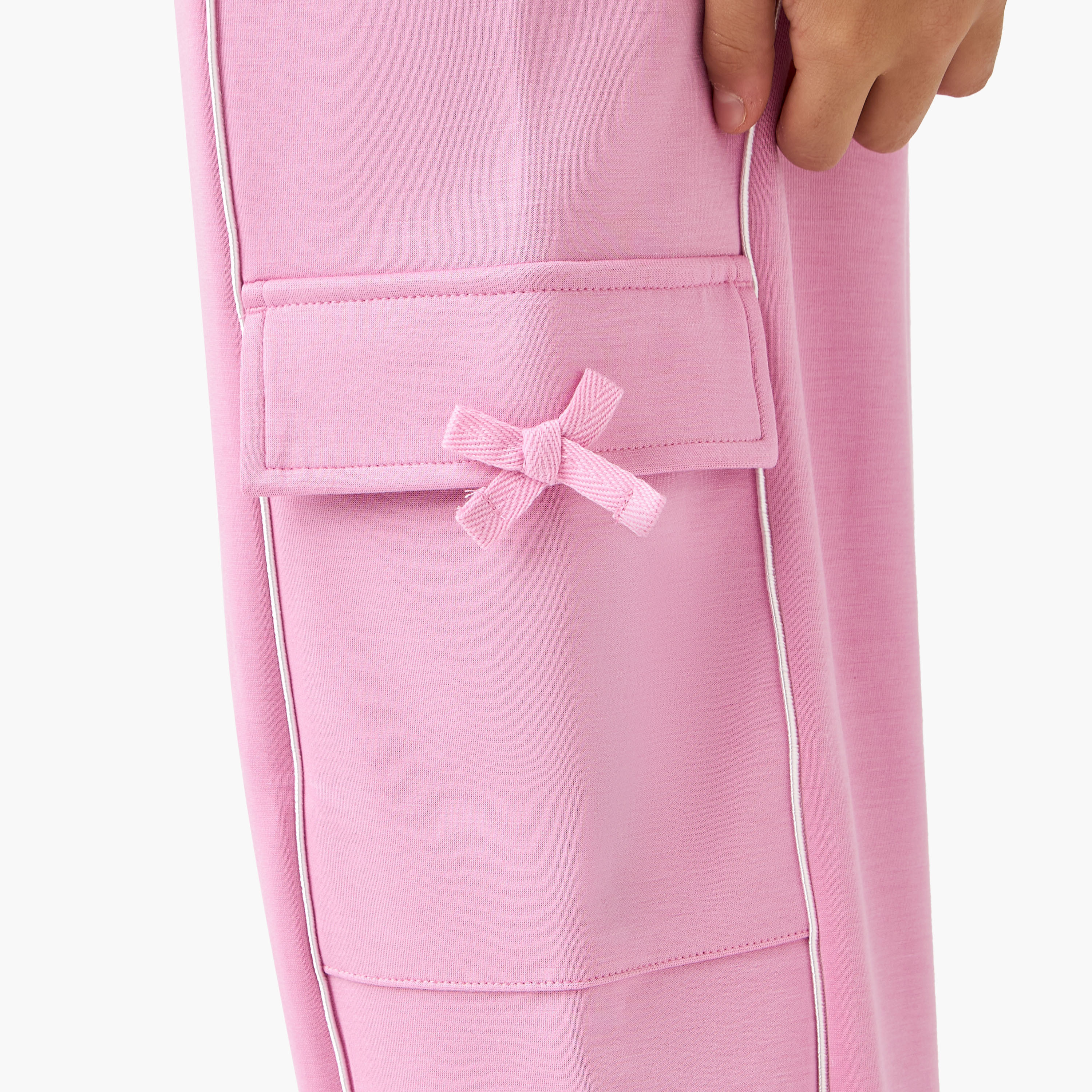 بنطال رياضي بجيوب وطبعة شعار كابا-girls-clothing-bottoms-joggersandtrackpants-image-5