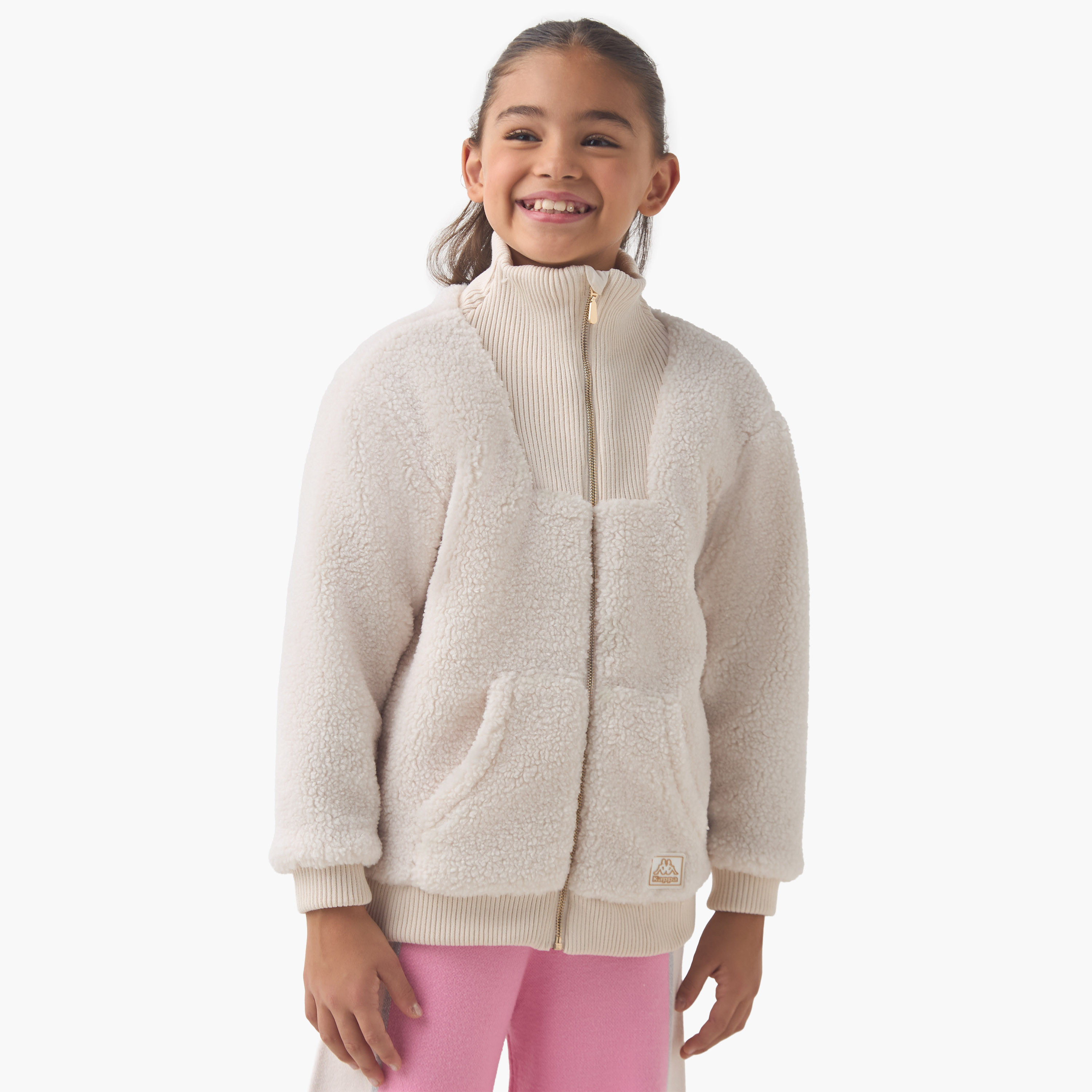 جاكيت فرو صناعي بسحّاب إغلاق من كابّا-sports-girls-clothing-jackets-image-5