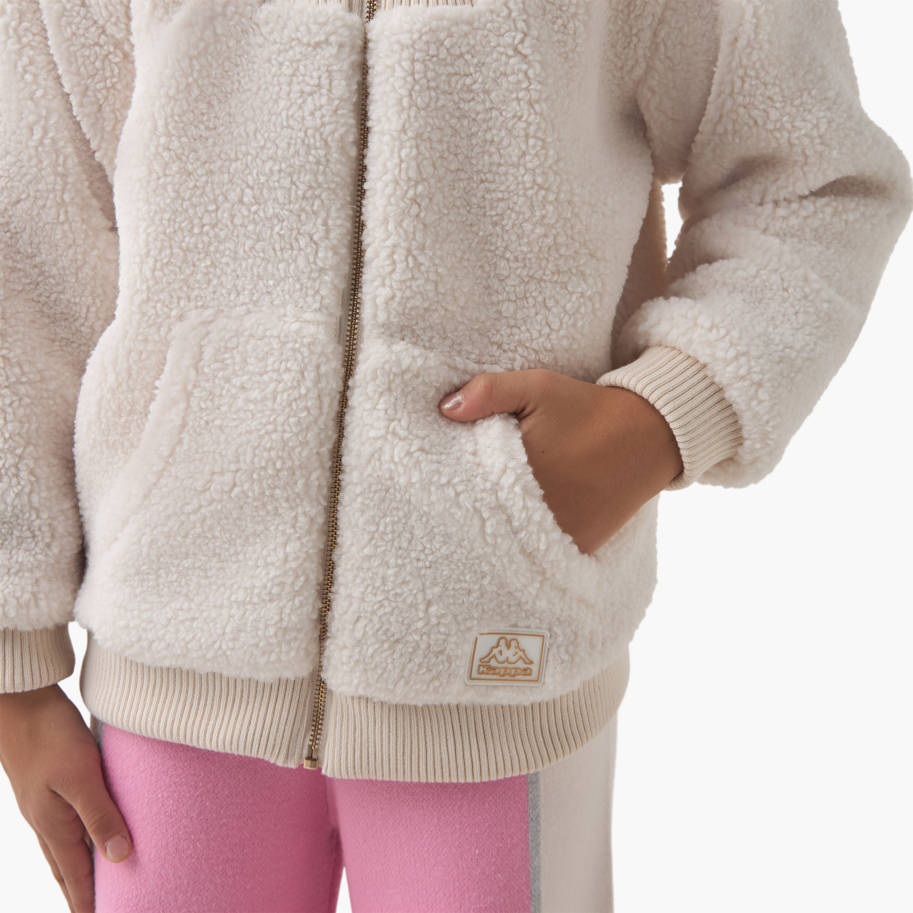 جاكيت فرو صناعي بسحّاب إغلاق من كابّا-sports-girls-clothing-jackets-image-2