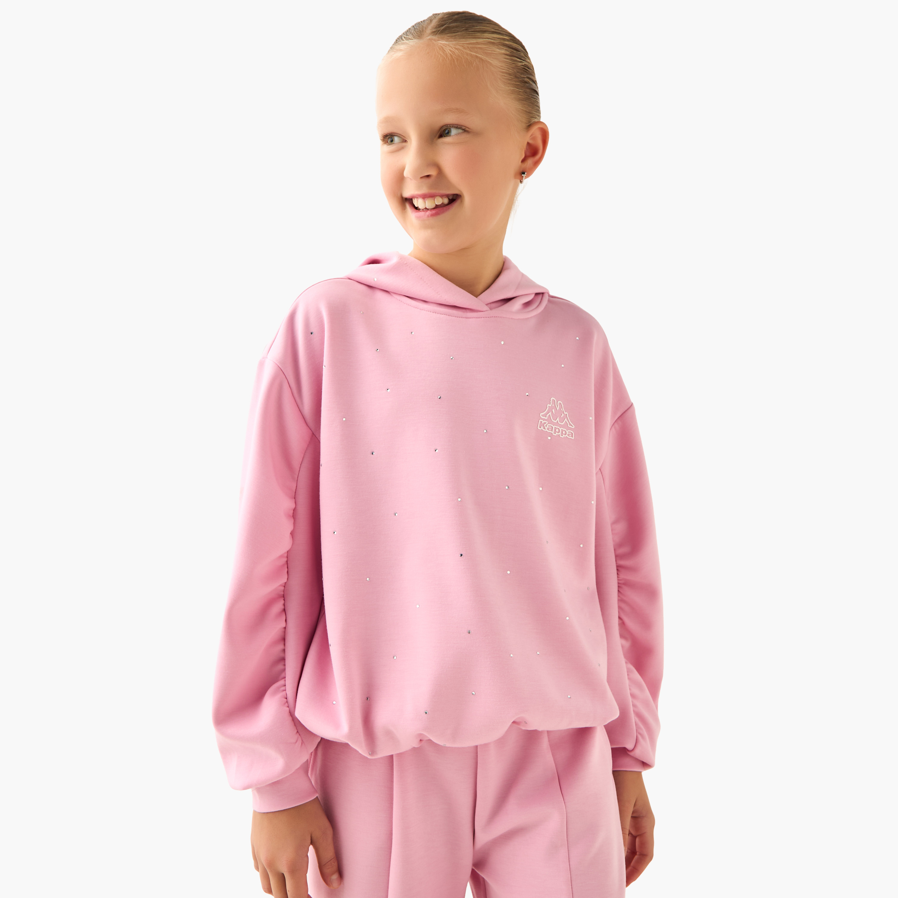 سويت شيرت مزين بقبعة وأكمام طويلة للبنات من كابا-girls-clothing-winterwear-sweatshirts-image-5