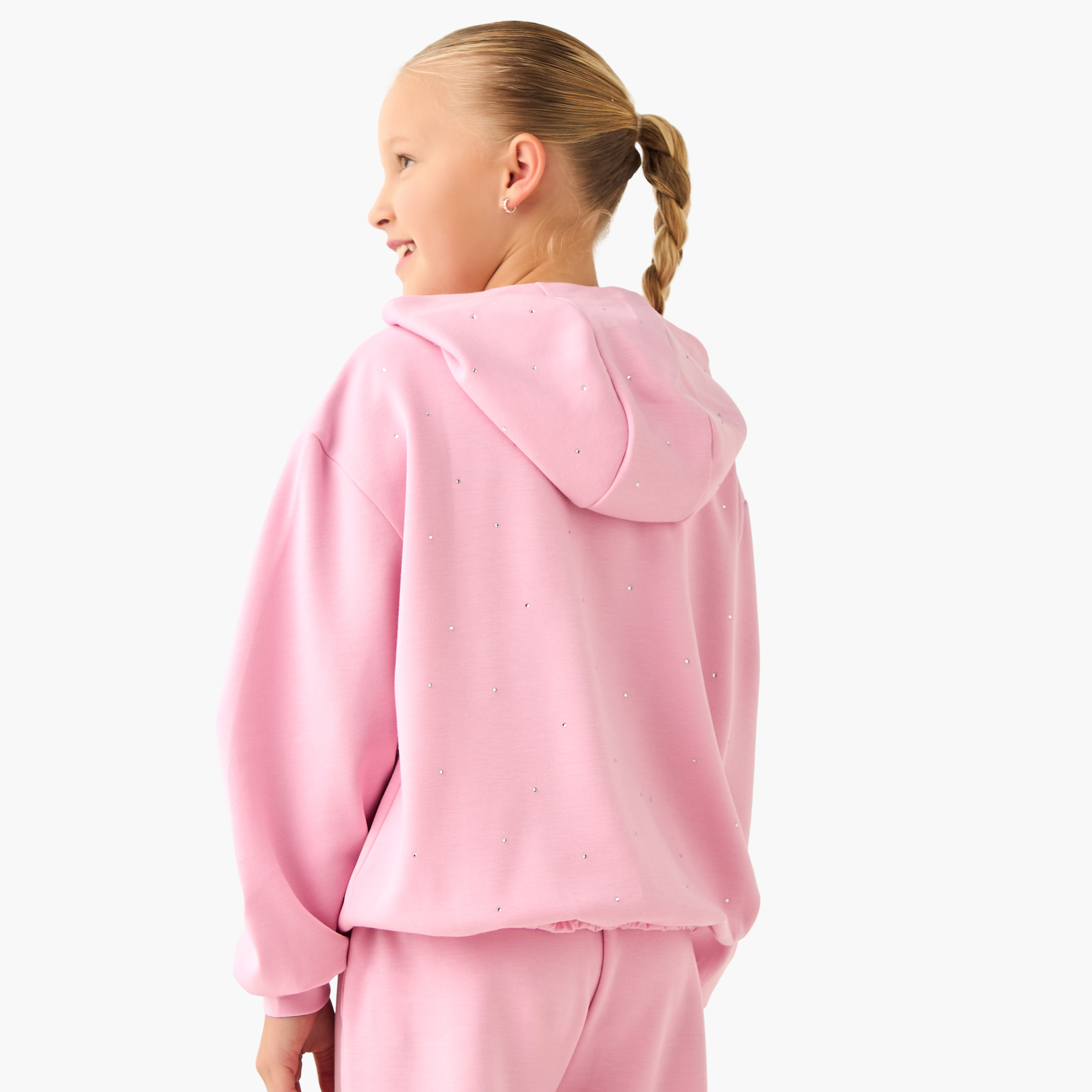 سويت شيرت مزين بقبعة وأكمام طويلة للبنات من كابا-girls-clothing-winterwear-sweatshirts-image-3