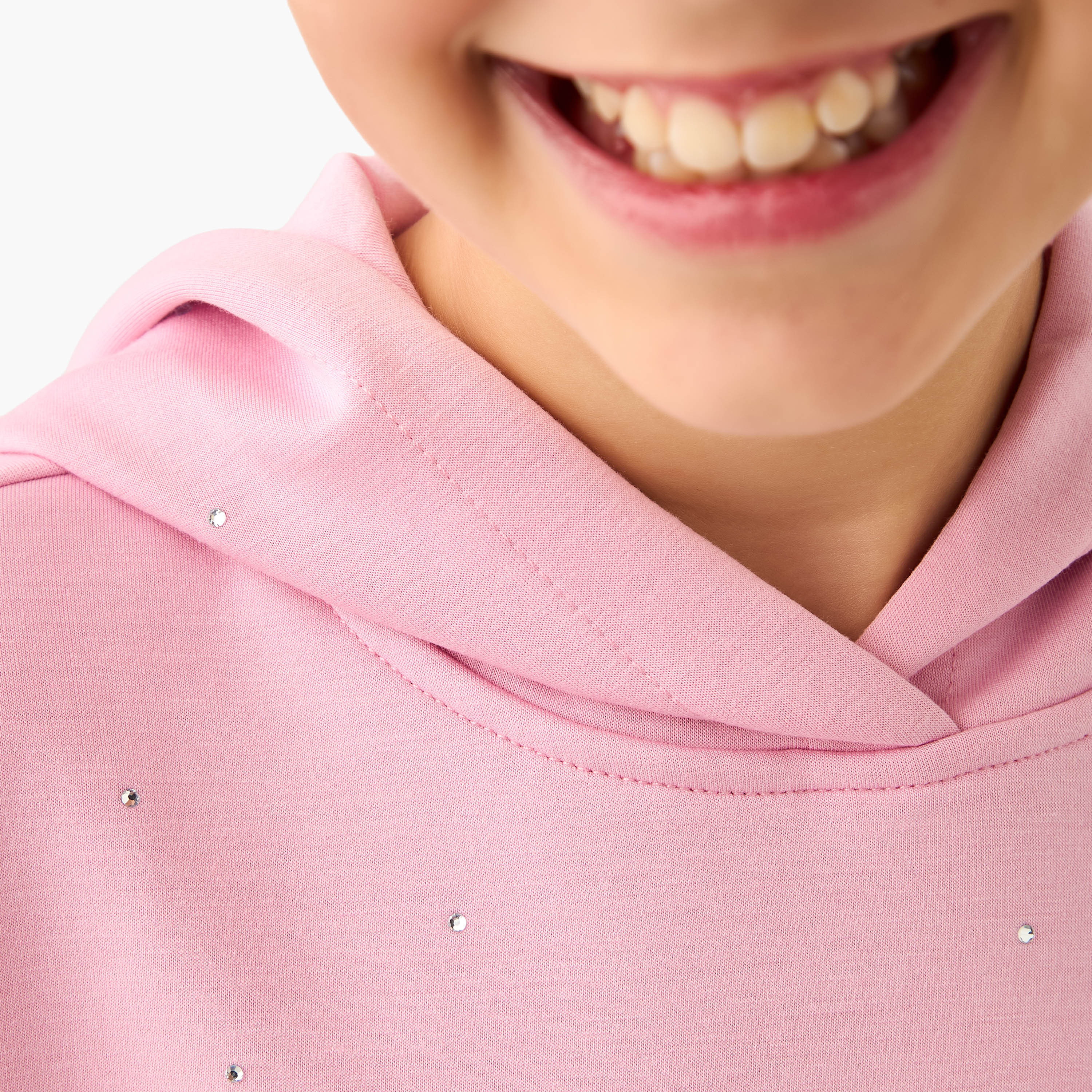 سويت شيرت مزين بقبعة وأكمام طويلة للبنات من كابا-girls-clothing-winterwear-sweatshirts-image-1