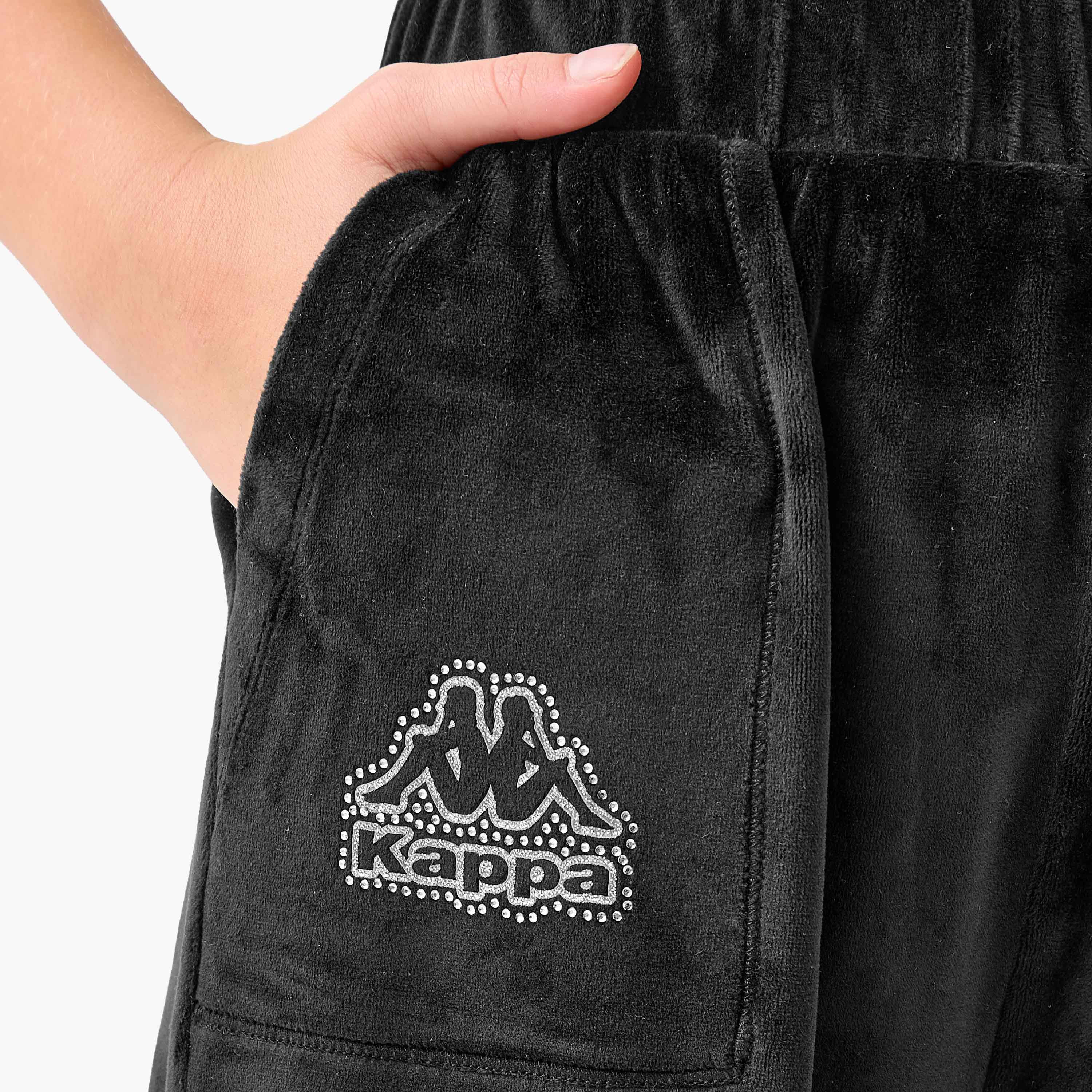 Kappa Girls Sweatshirt and Pants Set with Logo Detail - Long Sleeves - Hooded Neck-girls-clothing-setsandcoords-image-7