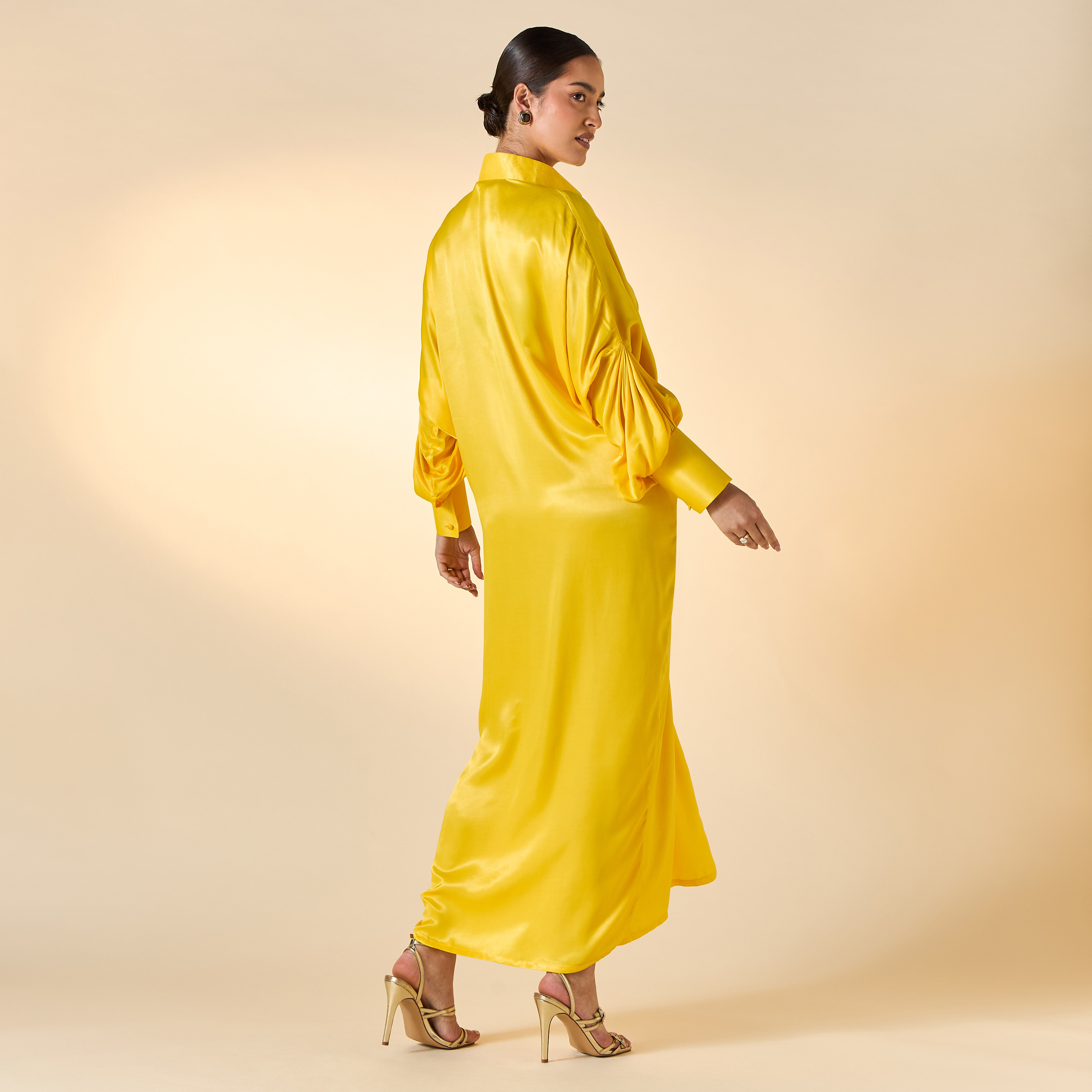 فستان قميص سادة بأكمام ممتدة وجيوب من فيور-women-clothing-dresses-image-2
