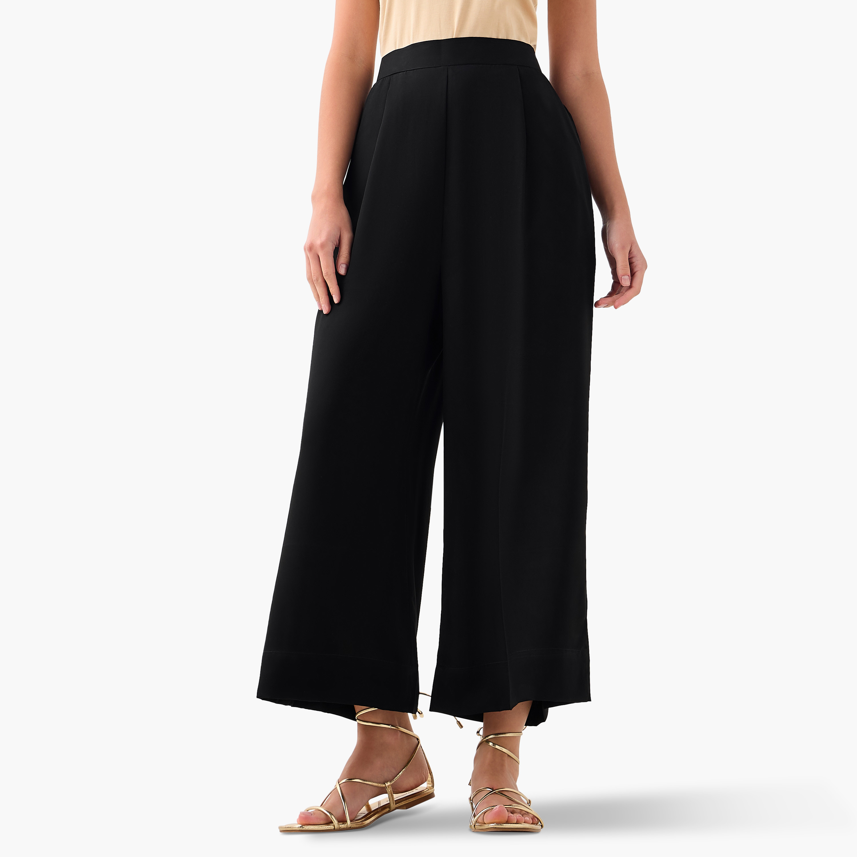 FYOR Plain Collared Top and Pants Set-women-clothing-coordsets-image-16