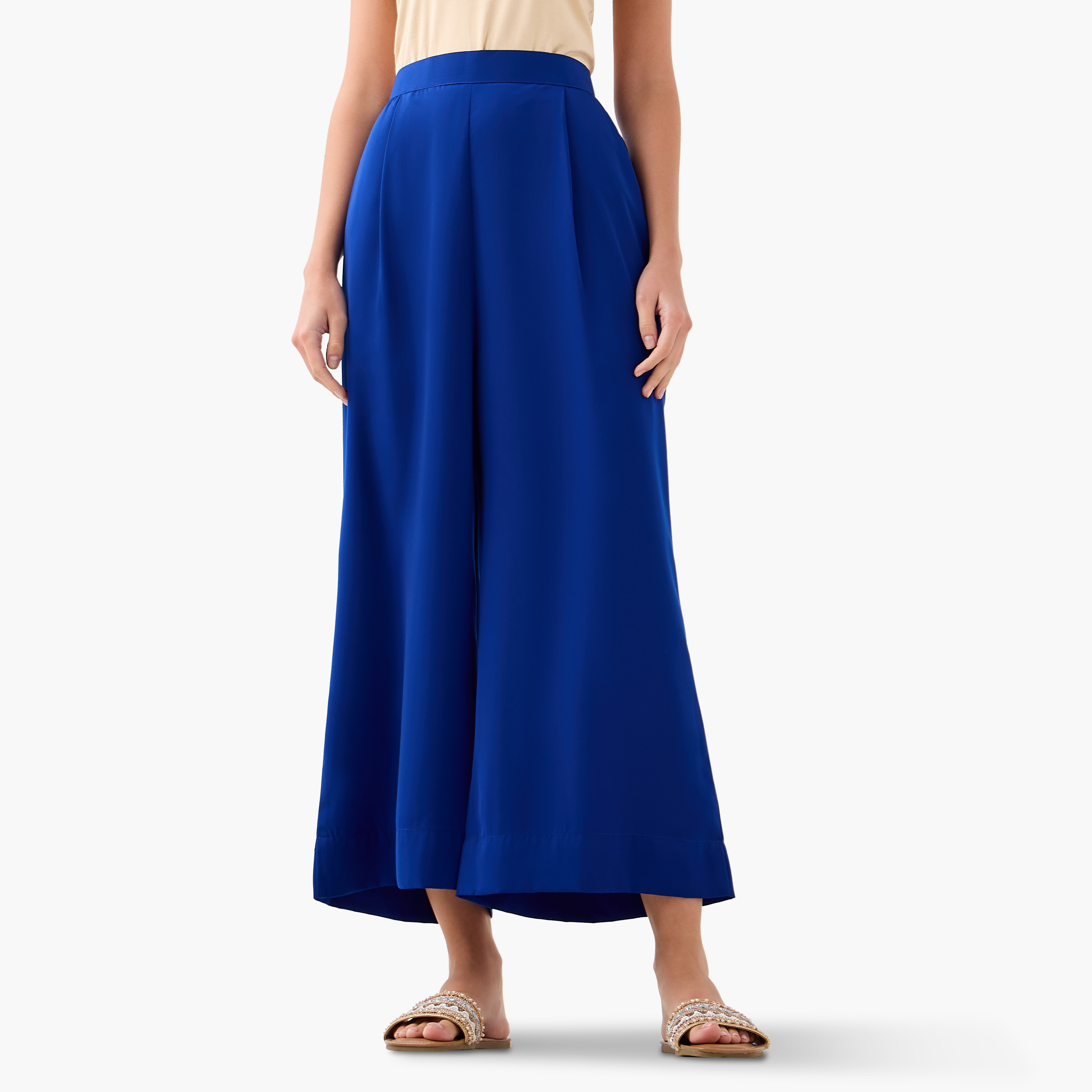 FYOR Plain Collared Top and Pants Set-women-clothing-coordsets-image-10