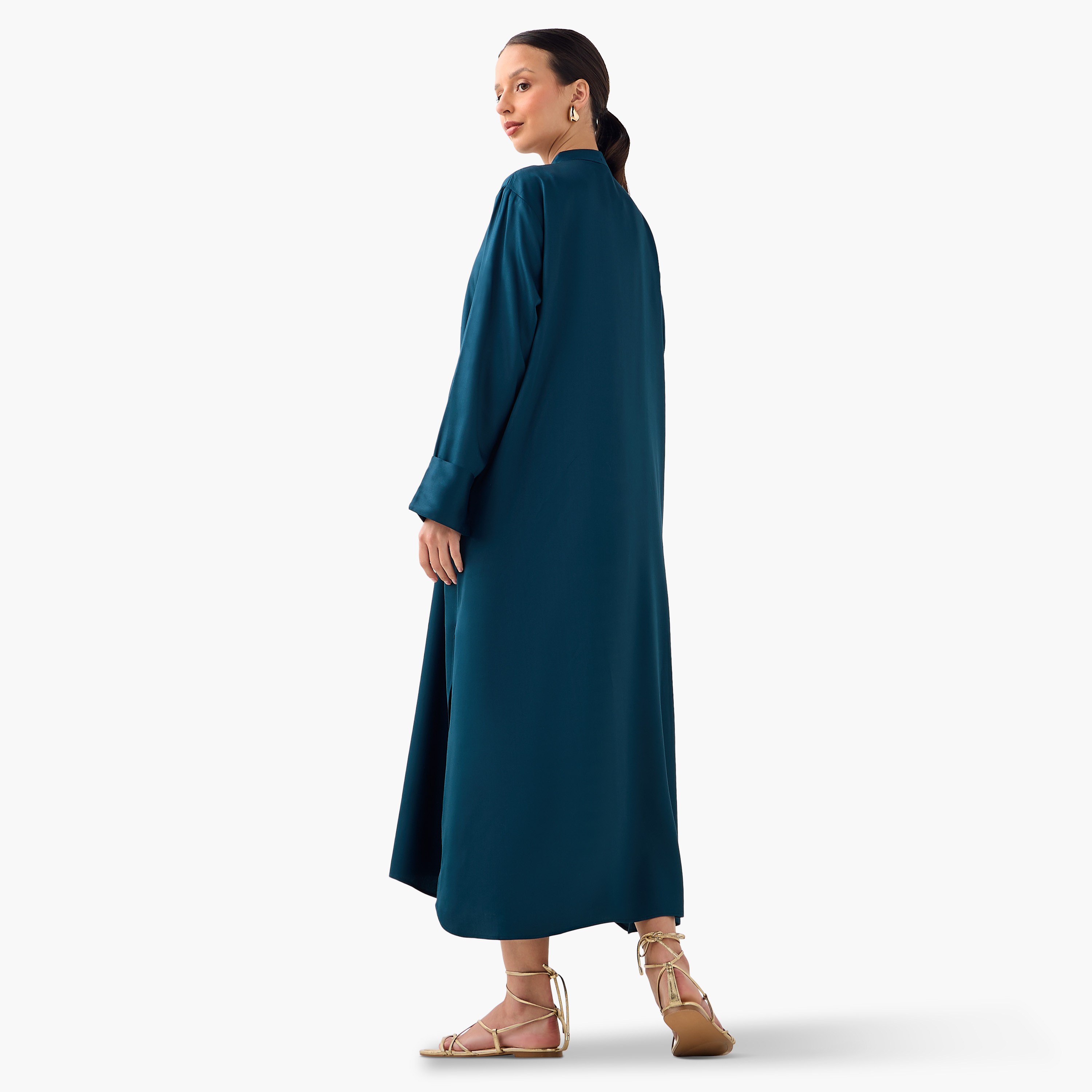 FYOR Solid Longline Tunic and Pants Set-women-clothing-coordsets-image-8