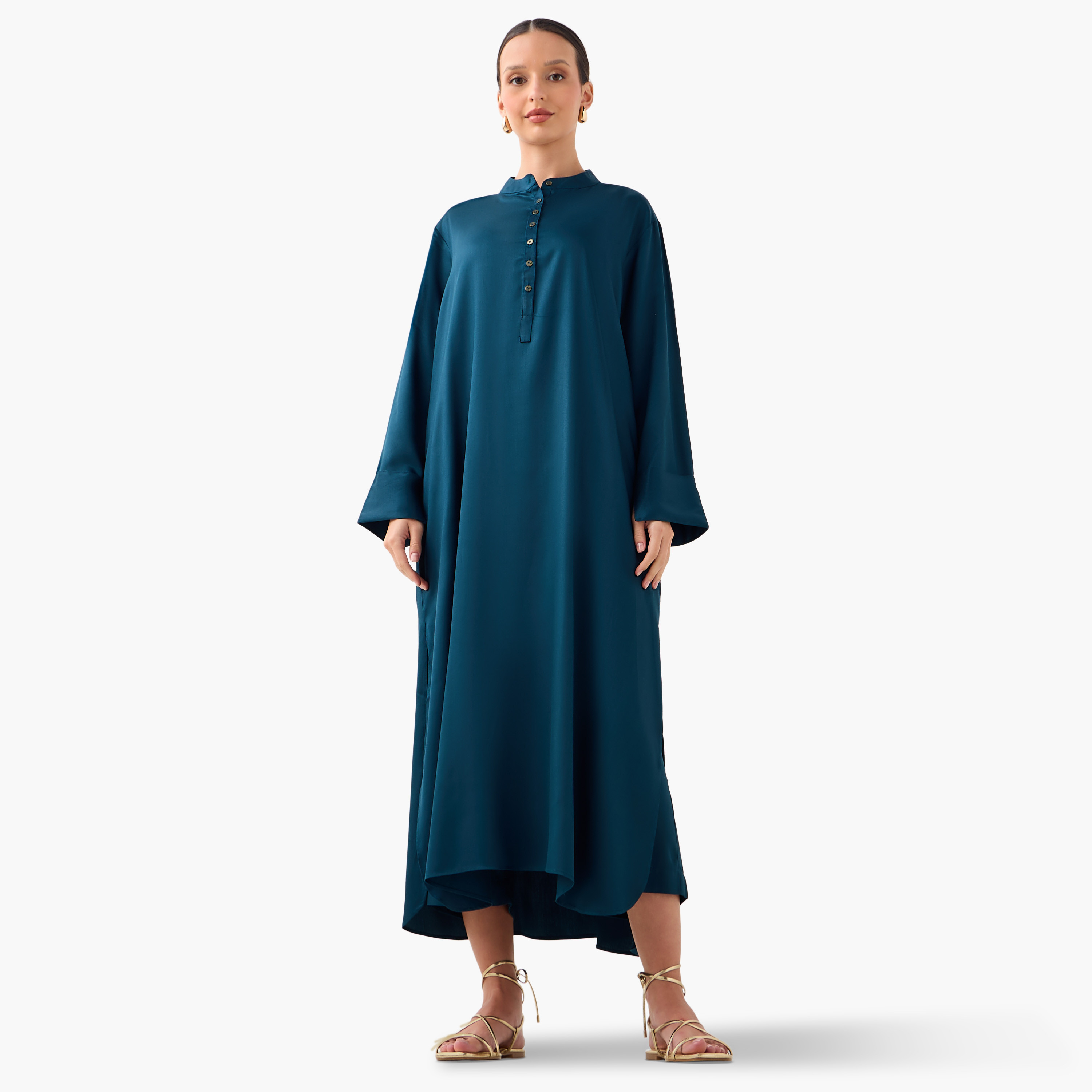 FYOR Solid Longline Tunic and Pants Set-women-clothing-coordsets-image-9