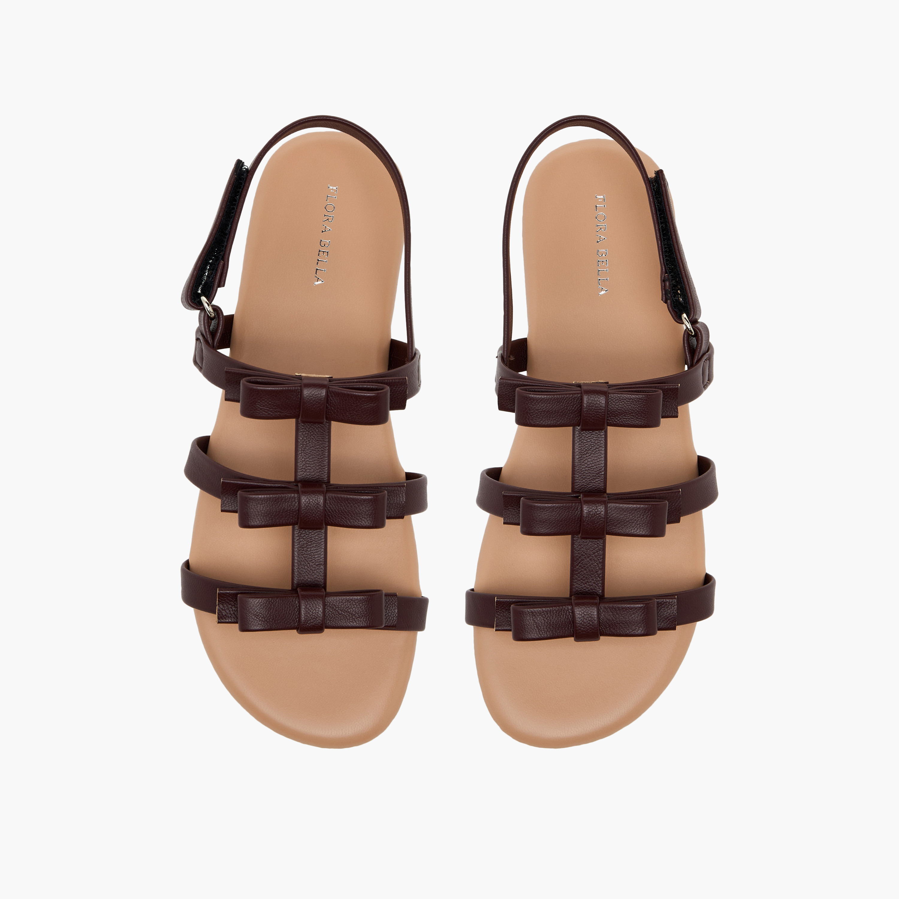 صندل بشريط إغلاق لاصق للبنات من فلورا بيلا-girls-shoes-sandals-image-1