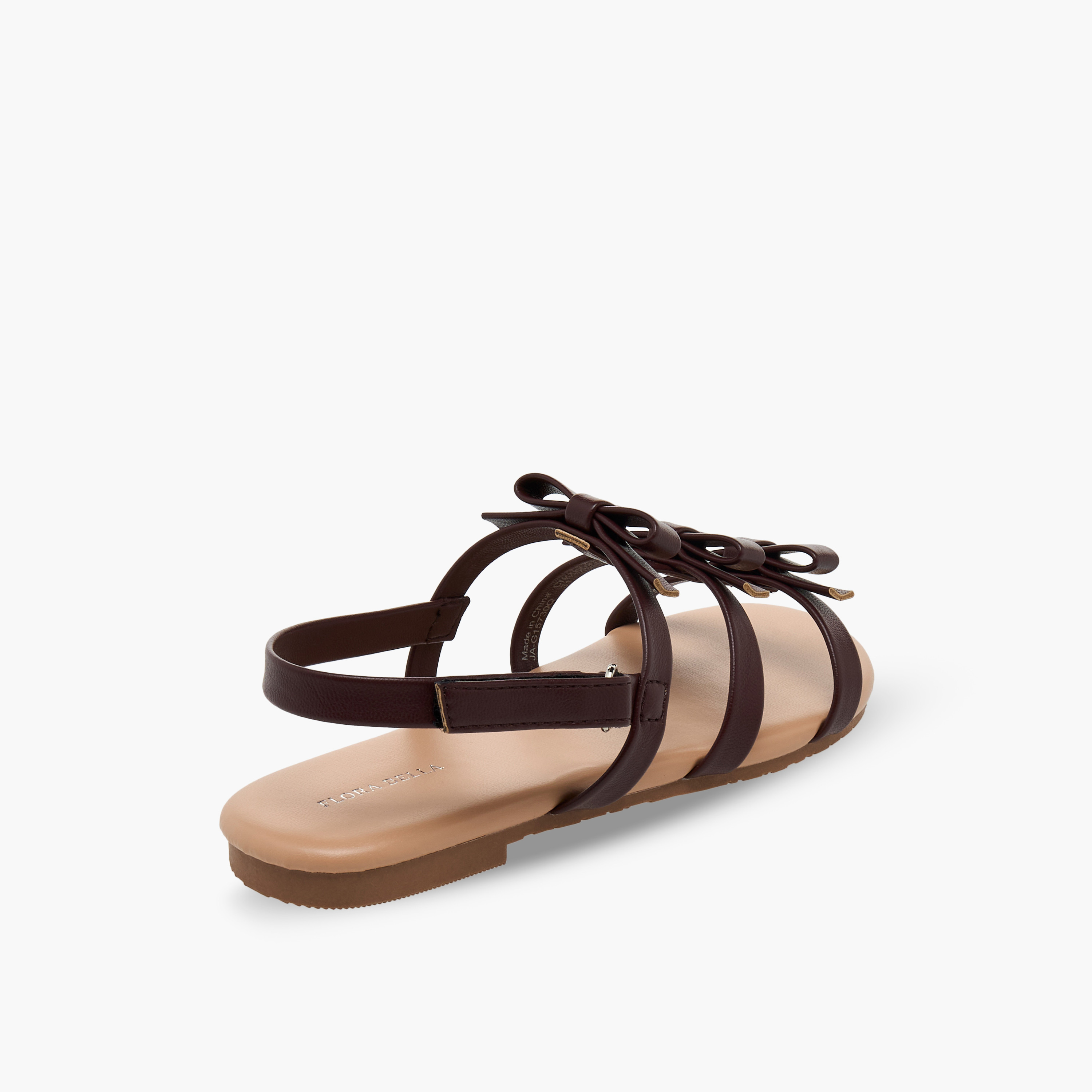 صندل بشريط إغلاق لاصق للبنات من فلورا بيلا-girls-shoes-sandals-image-5