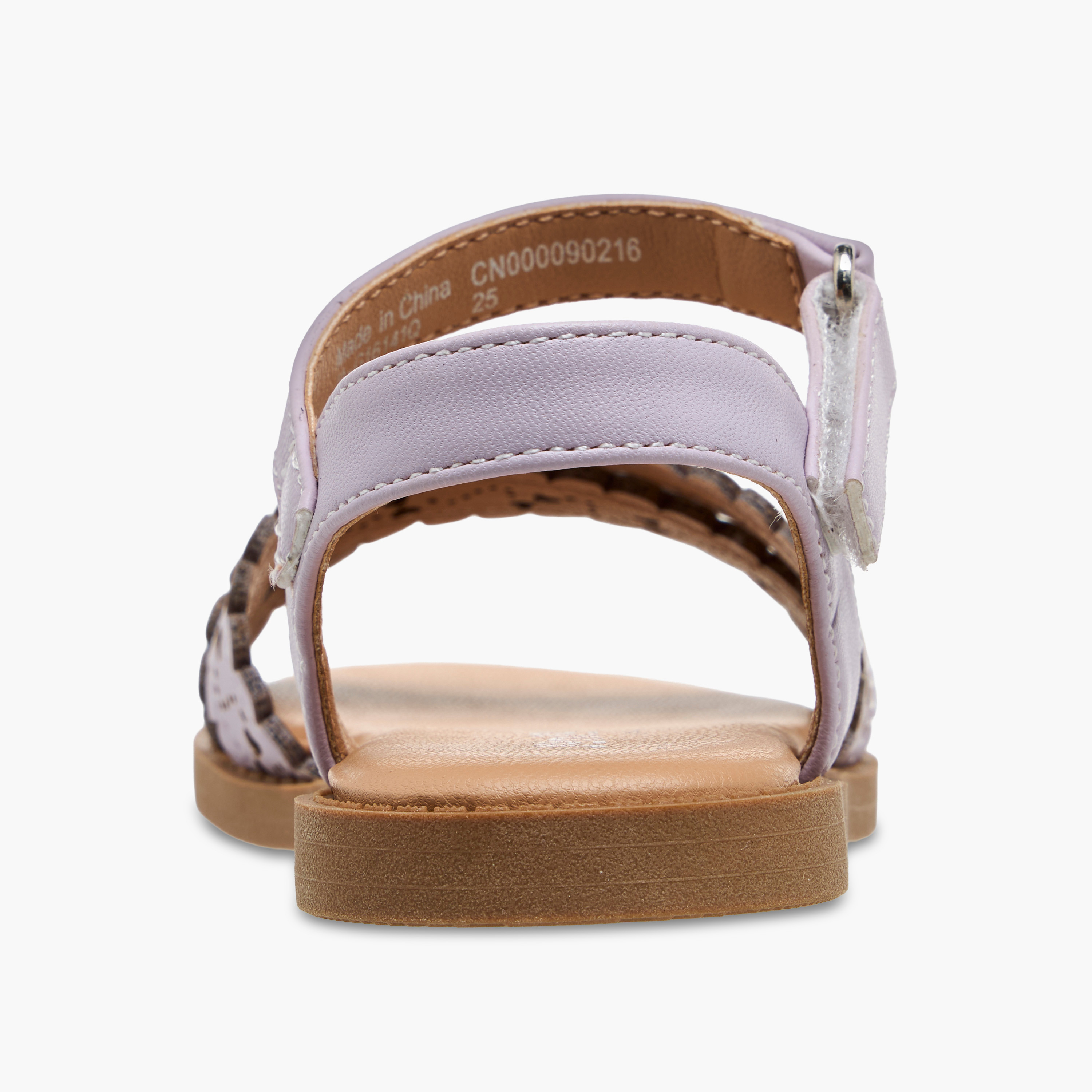 صندل بأحزمة وشريط إغلاق لاصق للبنات من جونيورز-girls-shoes-sandals-image-4