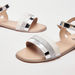 Missy Metallic Sandal with Buckle Closure-Women%27s Flat Sandals-thumbnailMobile-3