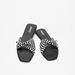 Missy Striped Slip-On Slide Sandals-Women%27s Flat Sandals-thumbnail-1