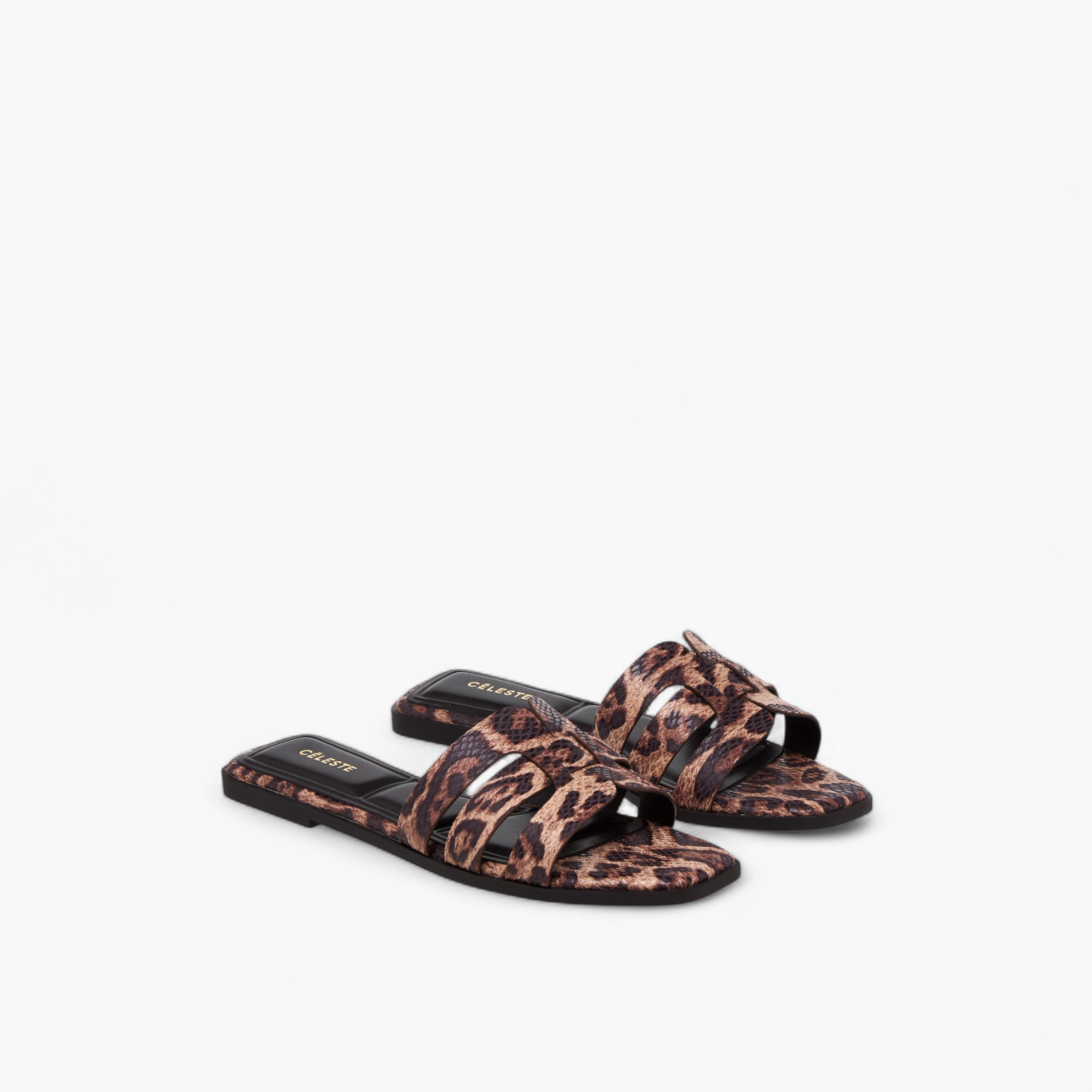 Celeste Women's Animal Print Slip-On Flat Sandals-women-shoes-flats-sandals-image-1